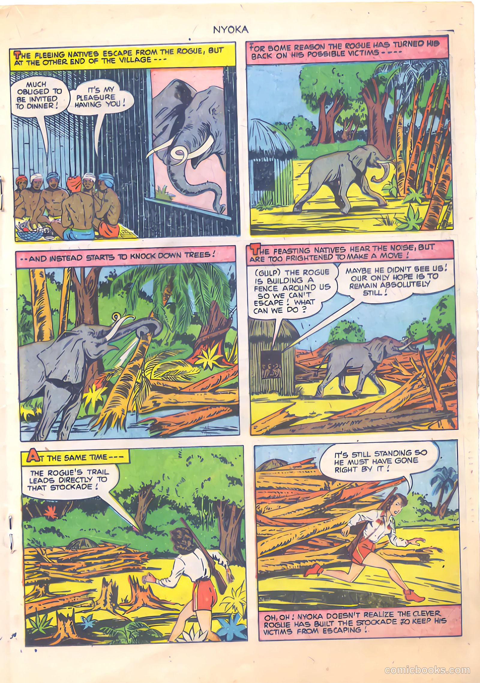 Nyoka the Jungle Girl #60 — page 19 of 36