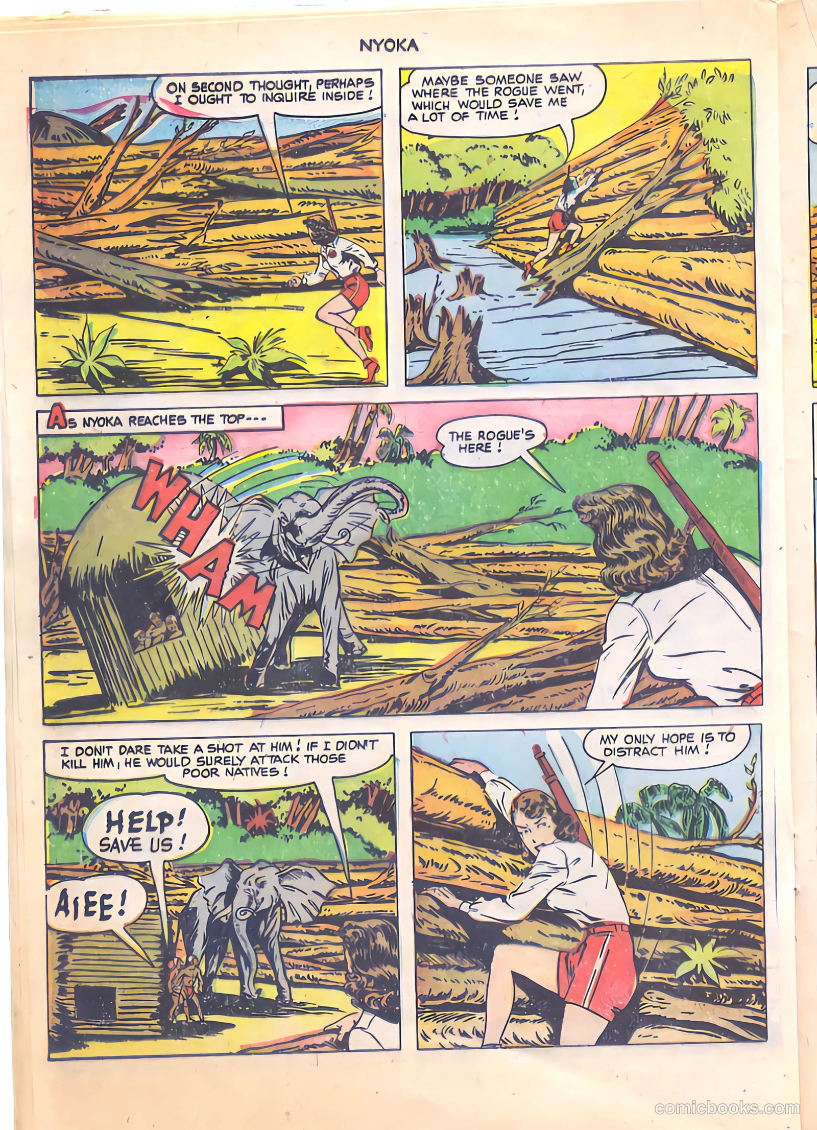 Nyoka the Jungle Girl #60 — page 20 of 36
