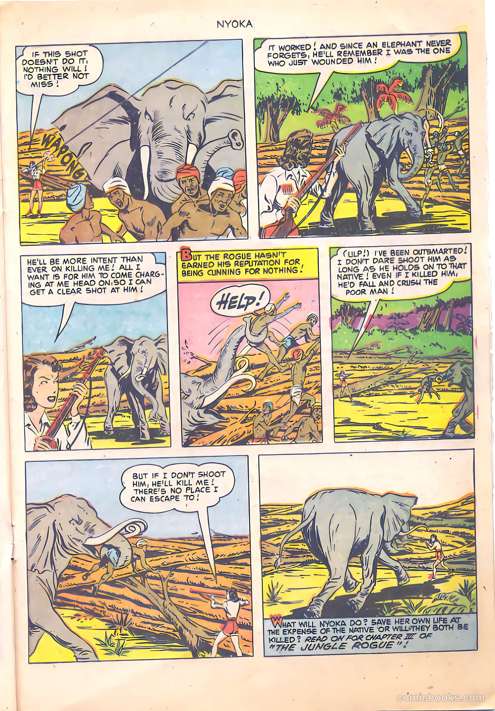 Nyoka the Jungle Girl #60 — page 21 of 36