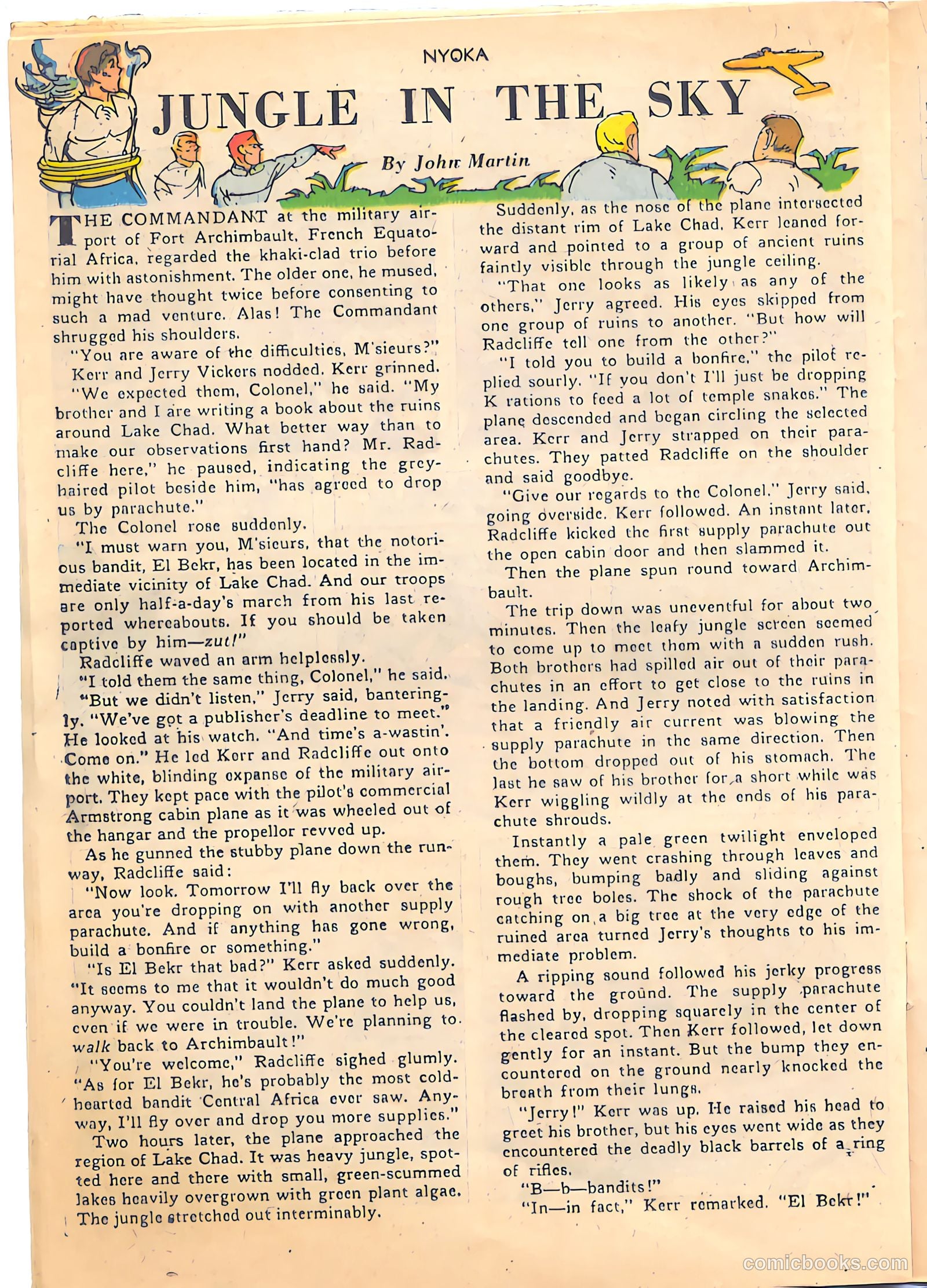 Nyoka the Jungle Girl #60 — page 22 of 36