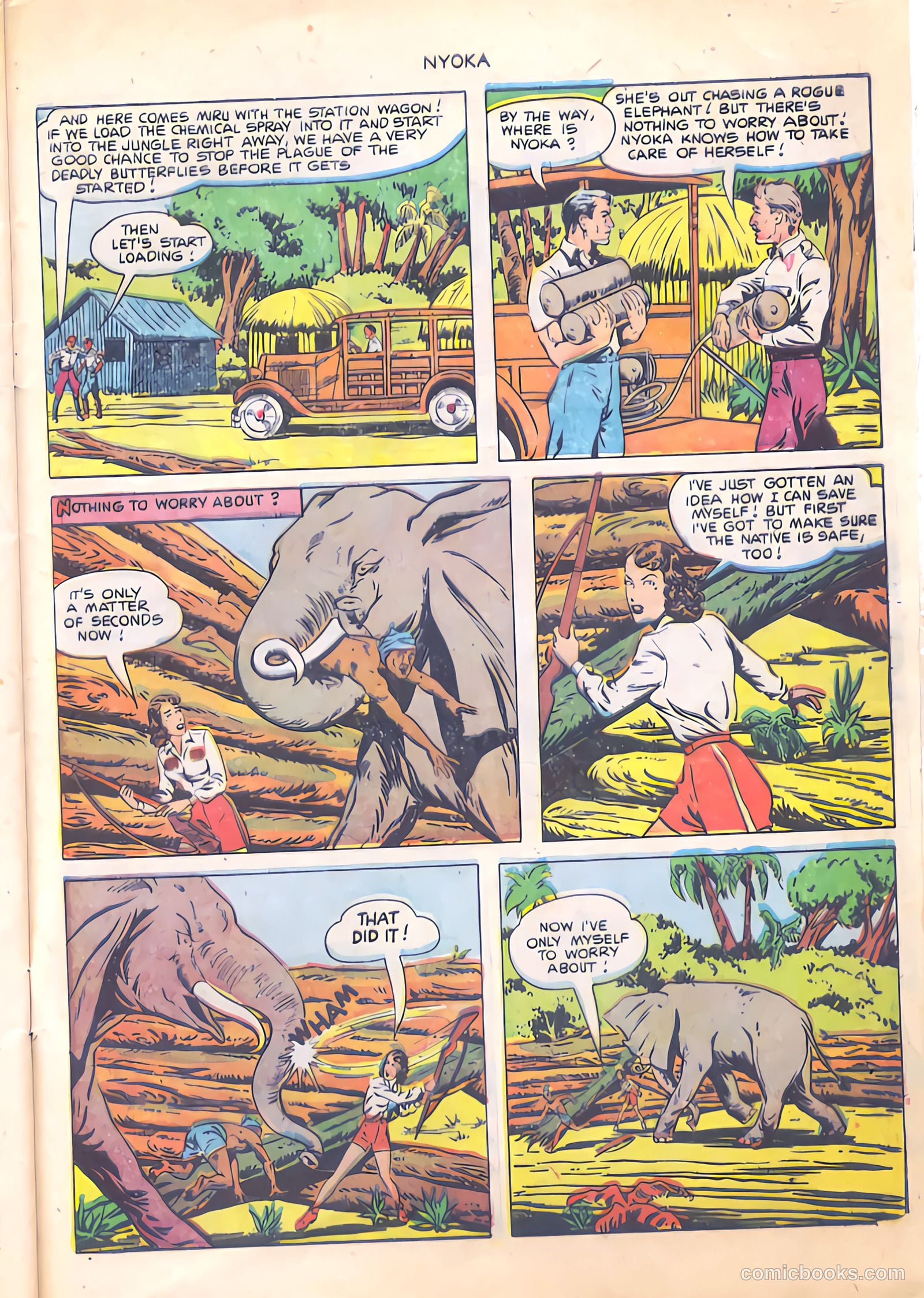 Nyoka the Jungle Girl #60 — page 29 of 36