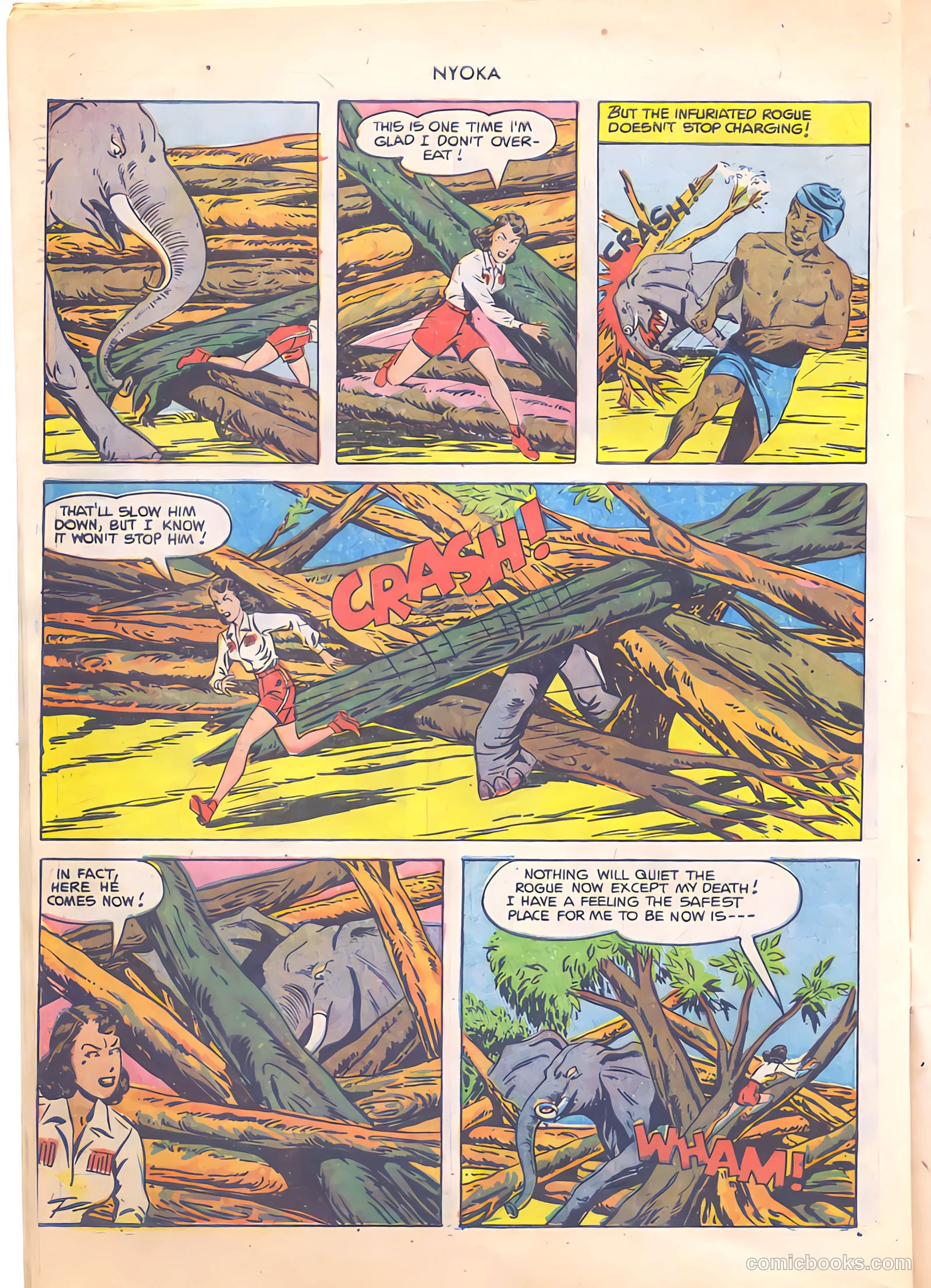Nyoka the Jungle Girl #60 — page 30 of 36