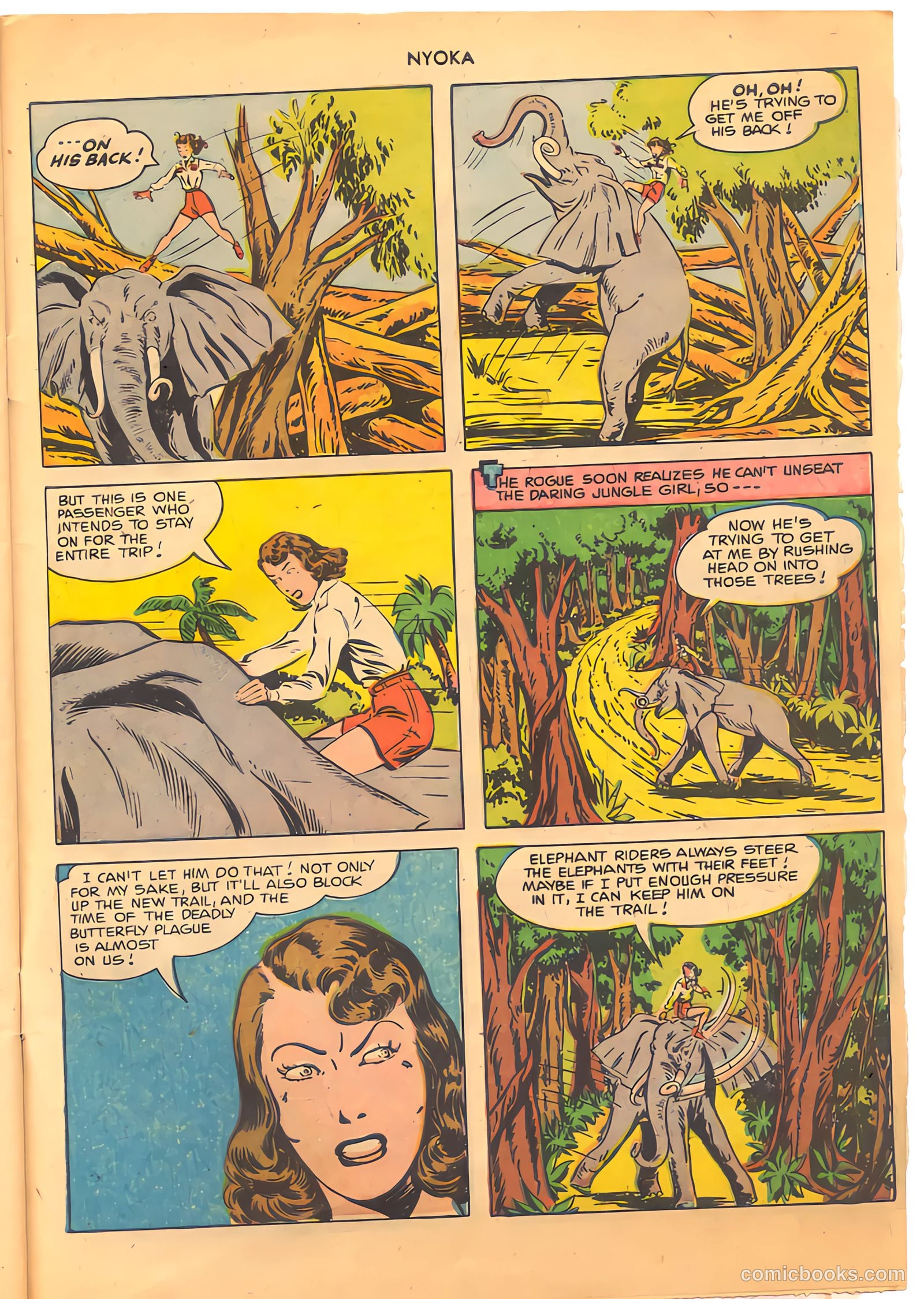 Nyoka the Jungle Girl #60 — page 31 of 36