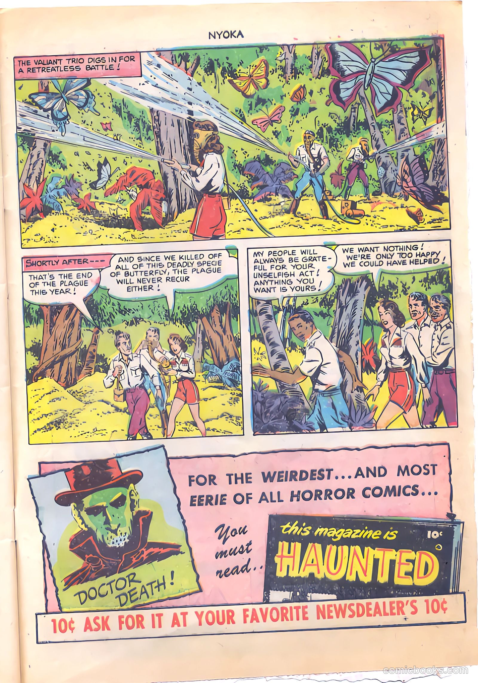 Nyoka the Jungle Girl #60 — page 33 of 36