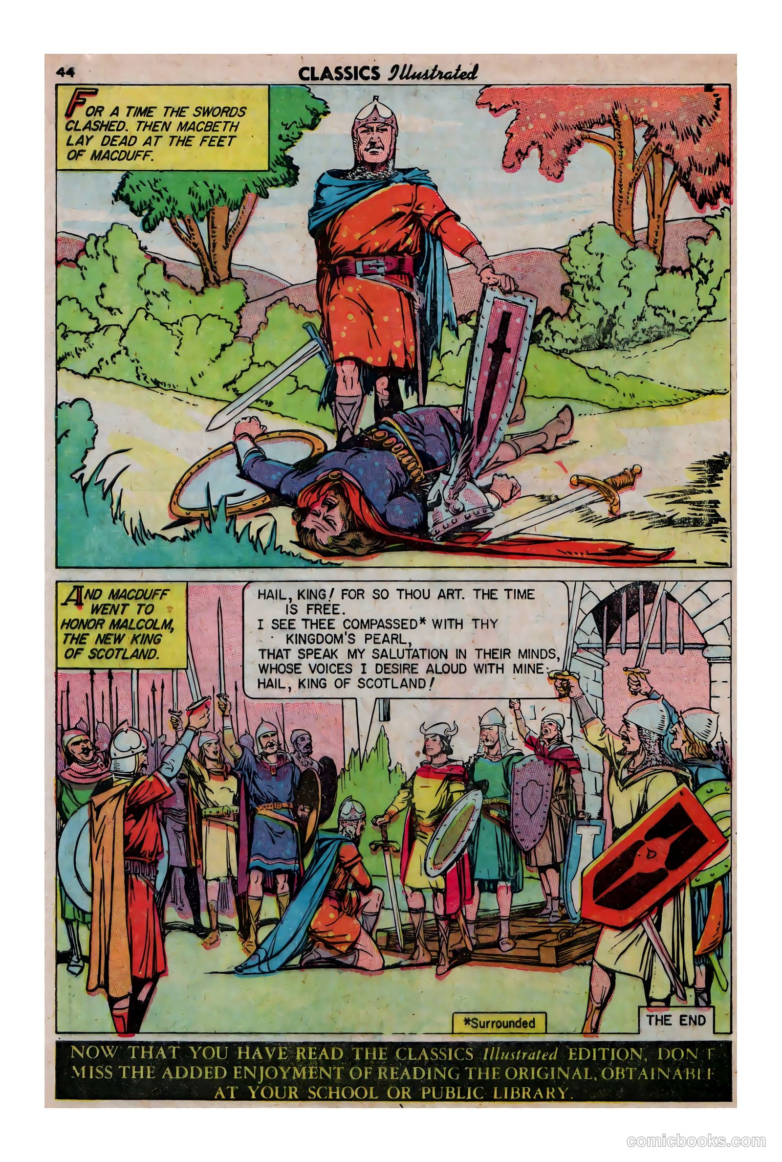 Classics Illustrated #1 — page 45 of 47