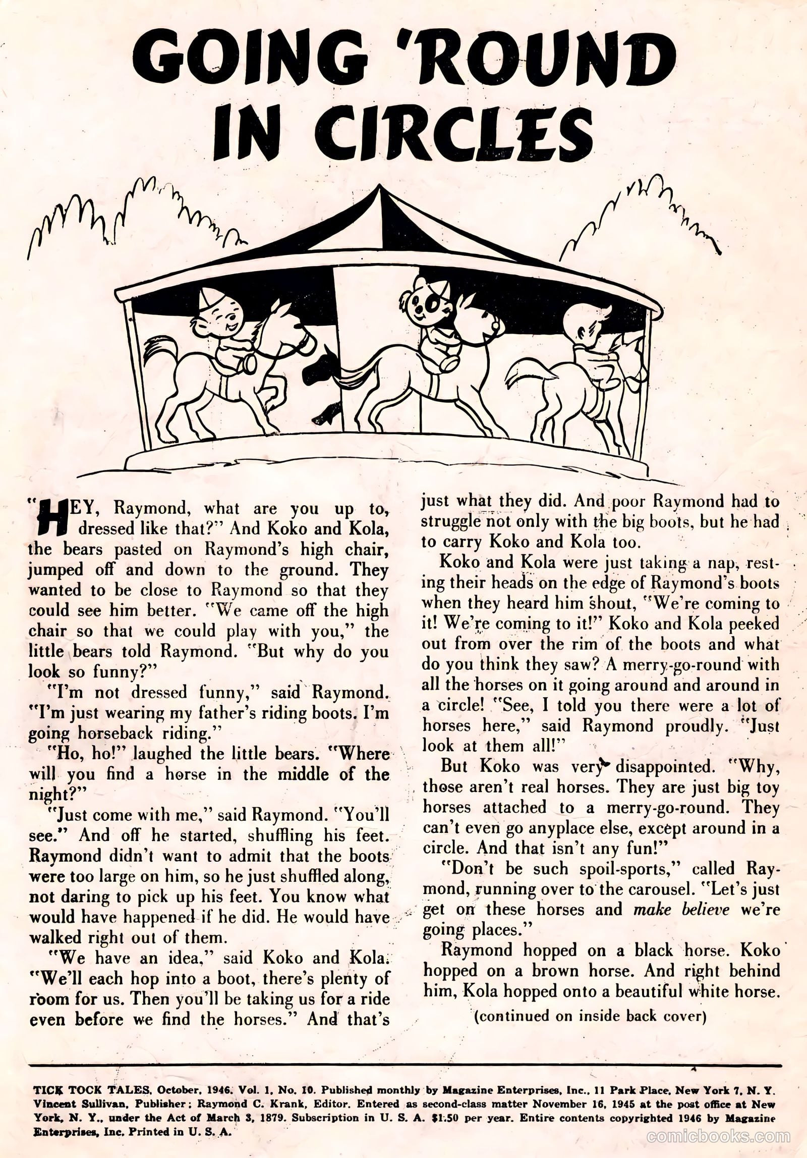 Tick Tock Tales [Tick Tock Comics] #1 — page 2 of 52