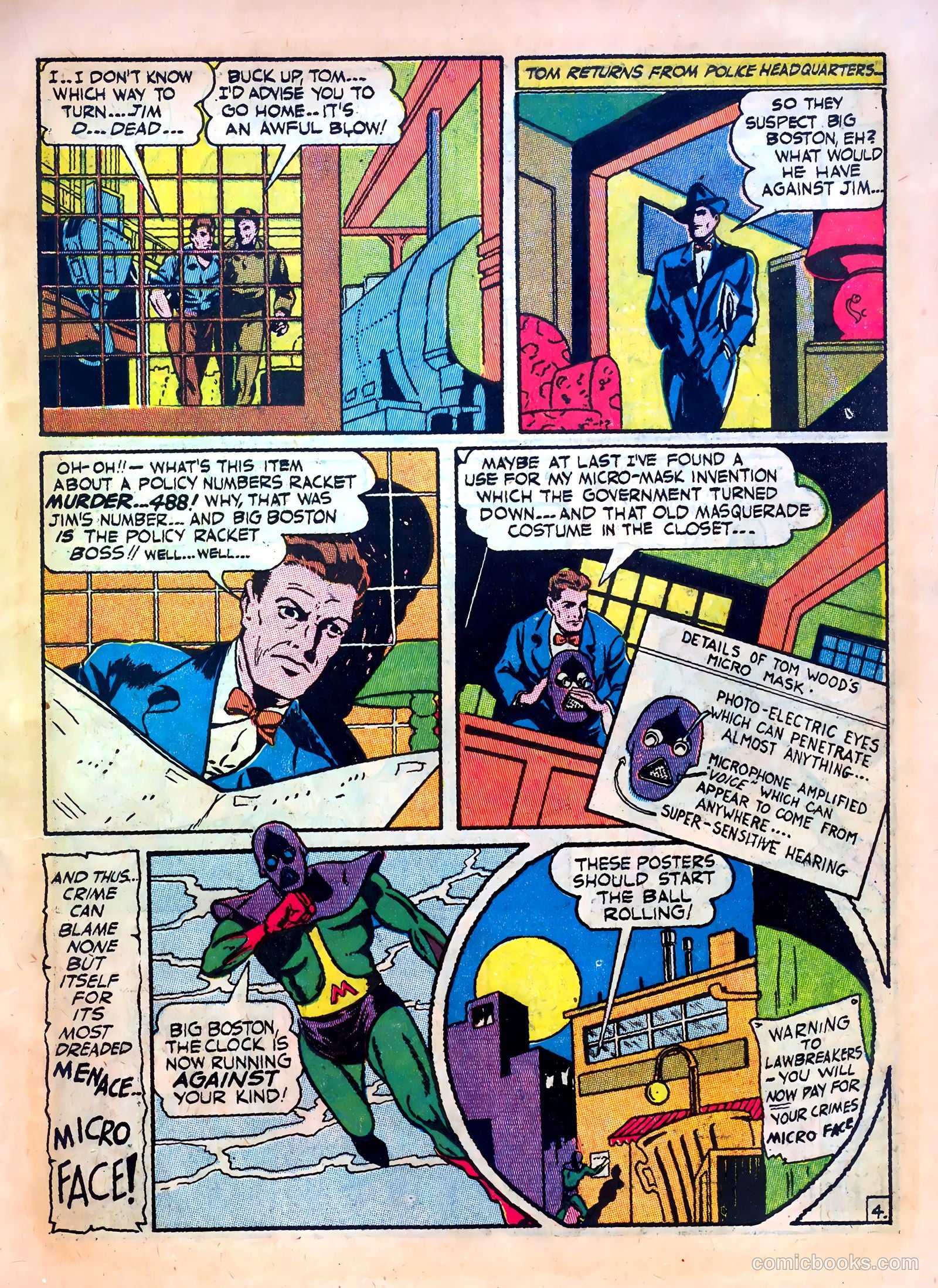 Clue Comics #1 — page 35 of 68