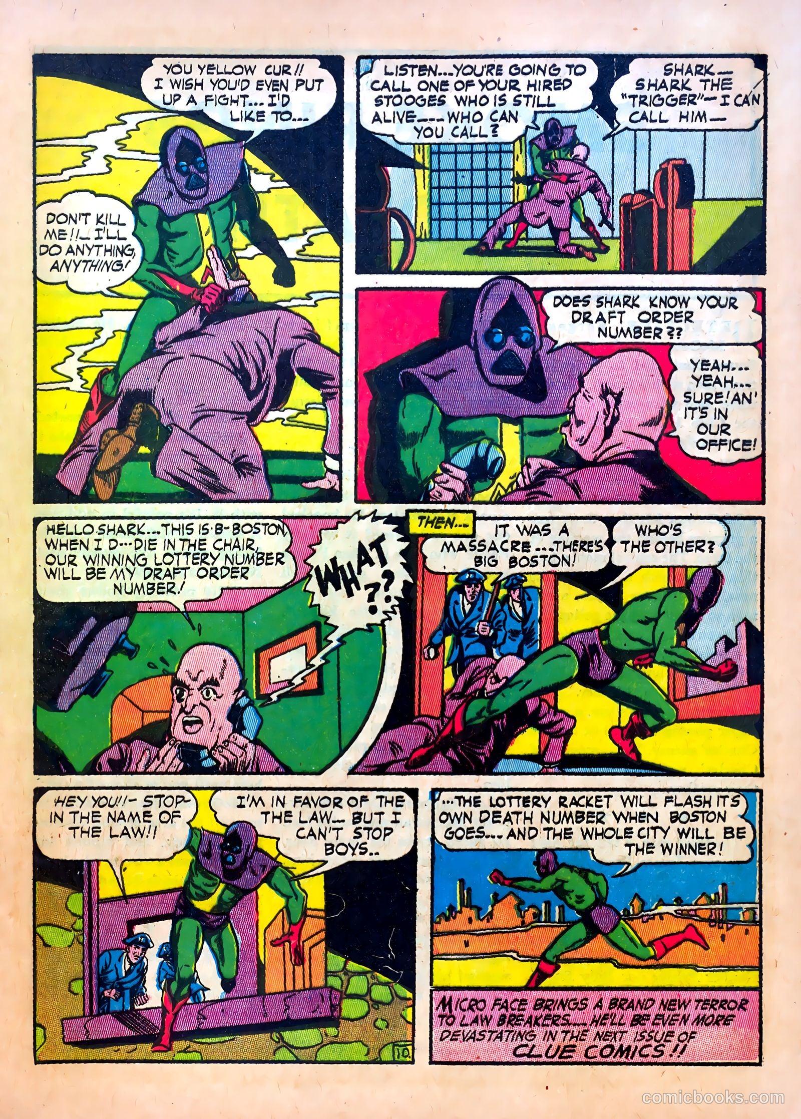 Clue Comics #1 — page 41 of 68