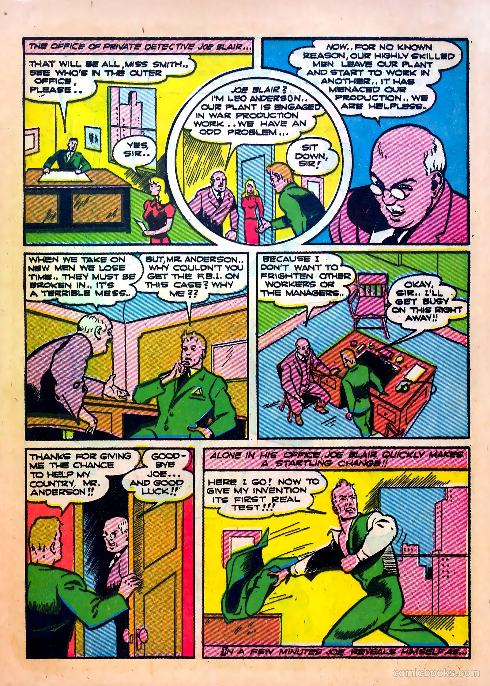 Clue Comics #1 — page 45 of 68