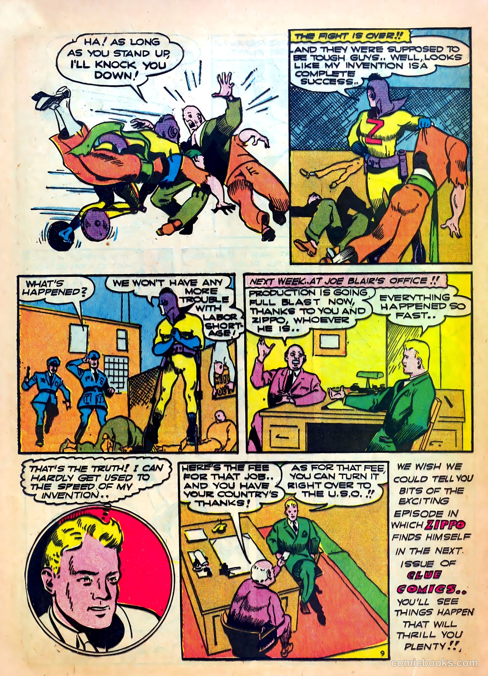 Clue Comics #1 — page 52 of 68