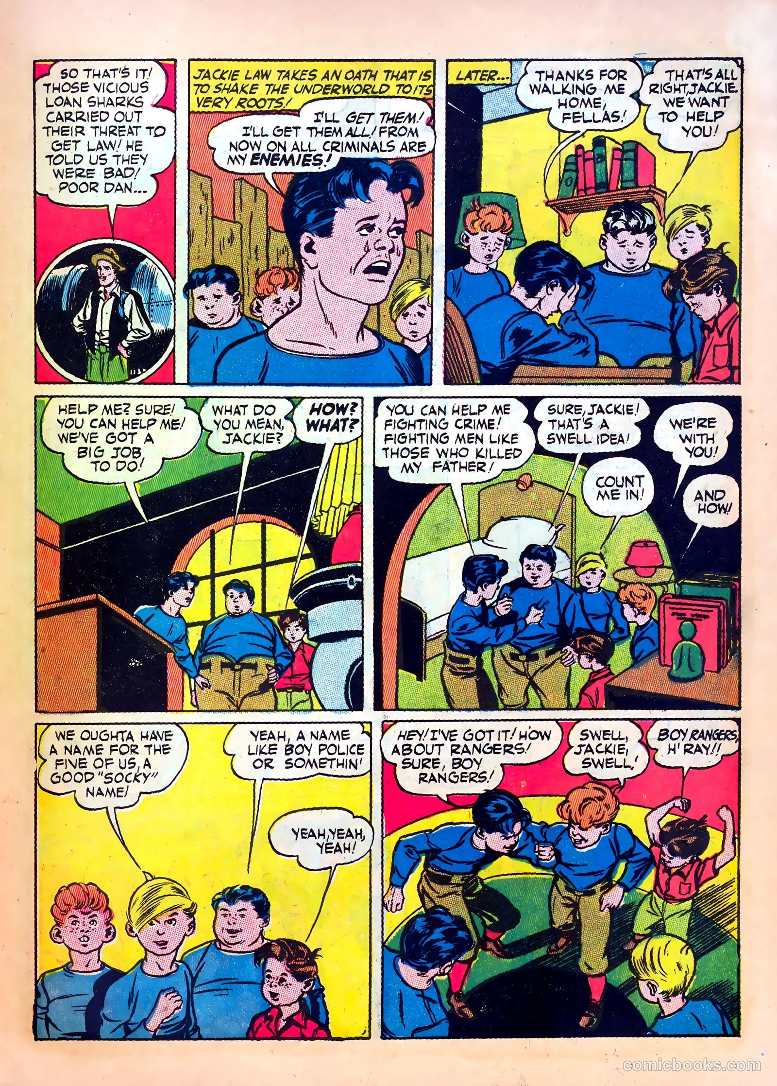 Clue Comics #1 — page 55 of 68