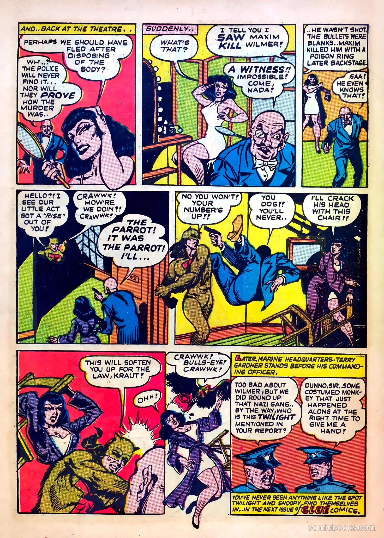 Clue Comics #1 — page 66 of 68