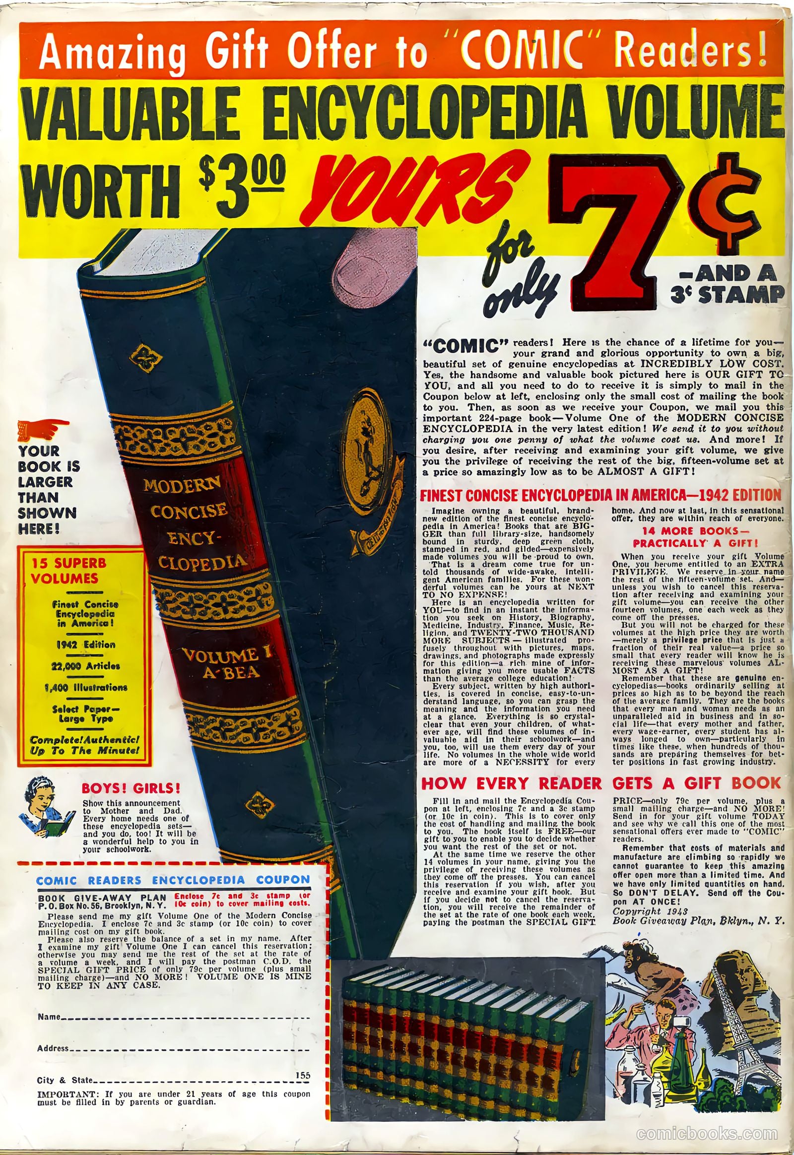 Clue Comics #3 — page 68 of 68