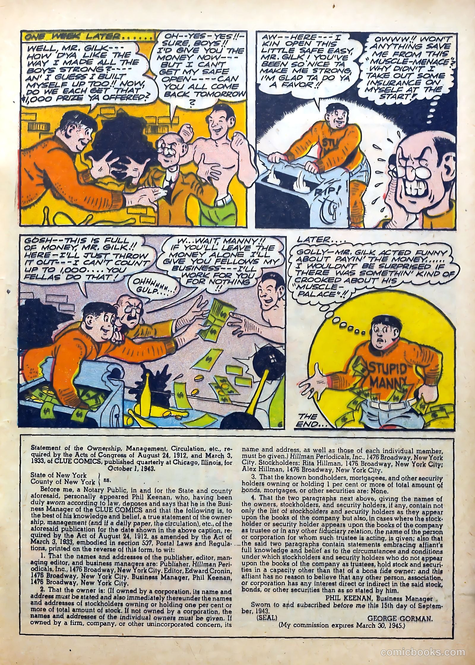 Clue Comics #7 — page 33 of 68