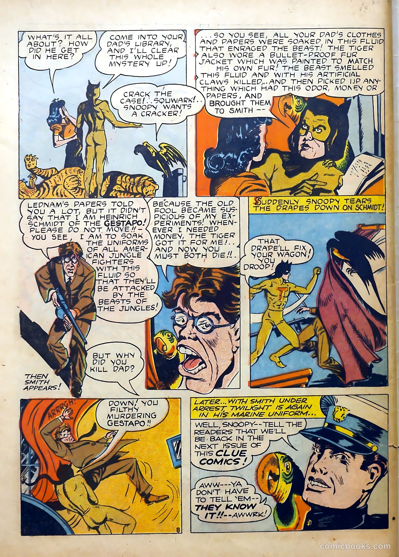 Clue Comics #7 — page 66 of 68