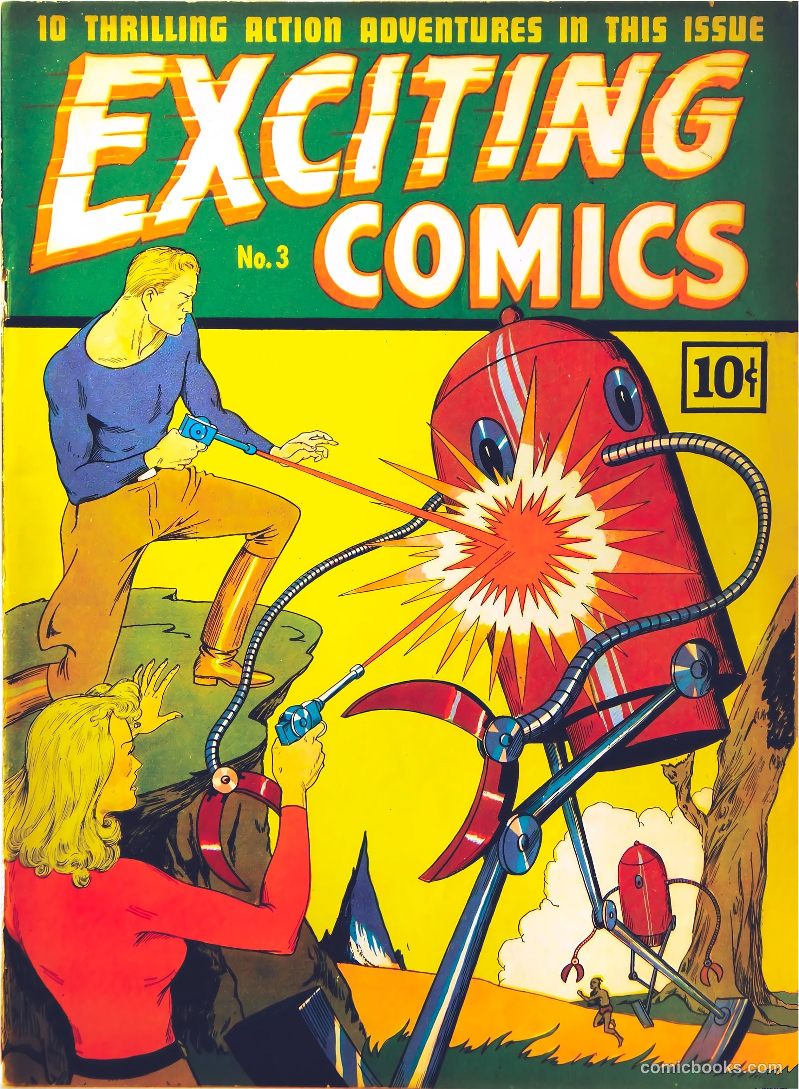 Exciting Comics #3 — page 1 of 69