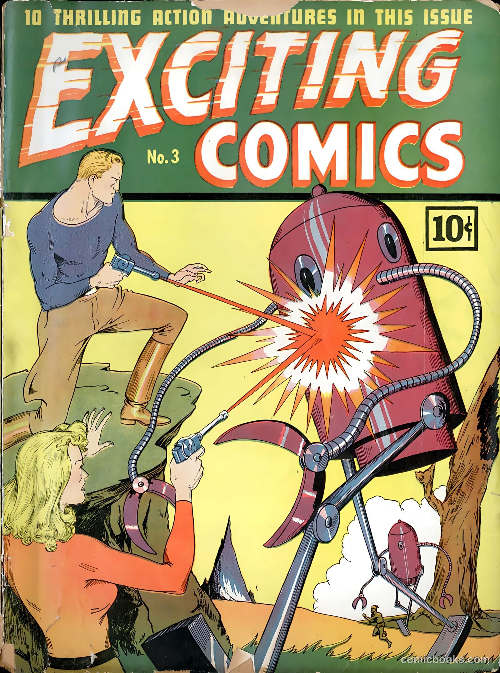 Exciting Comics #3 — page 2 of 69