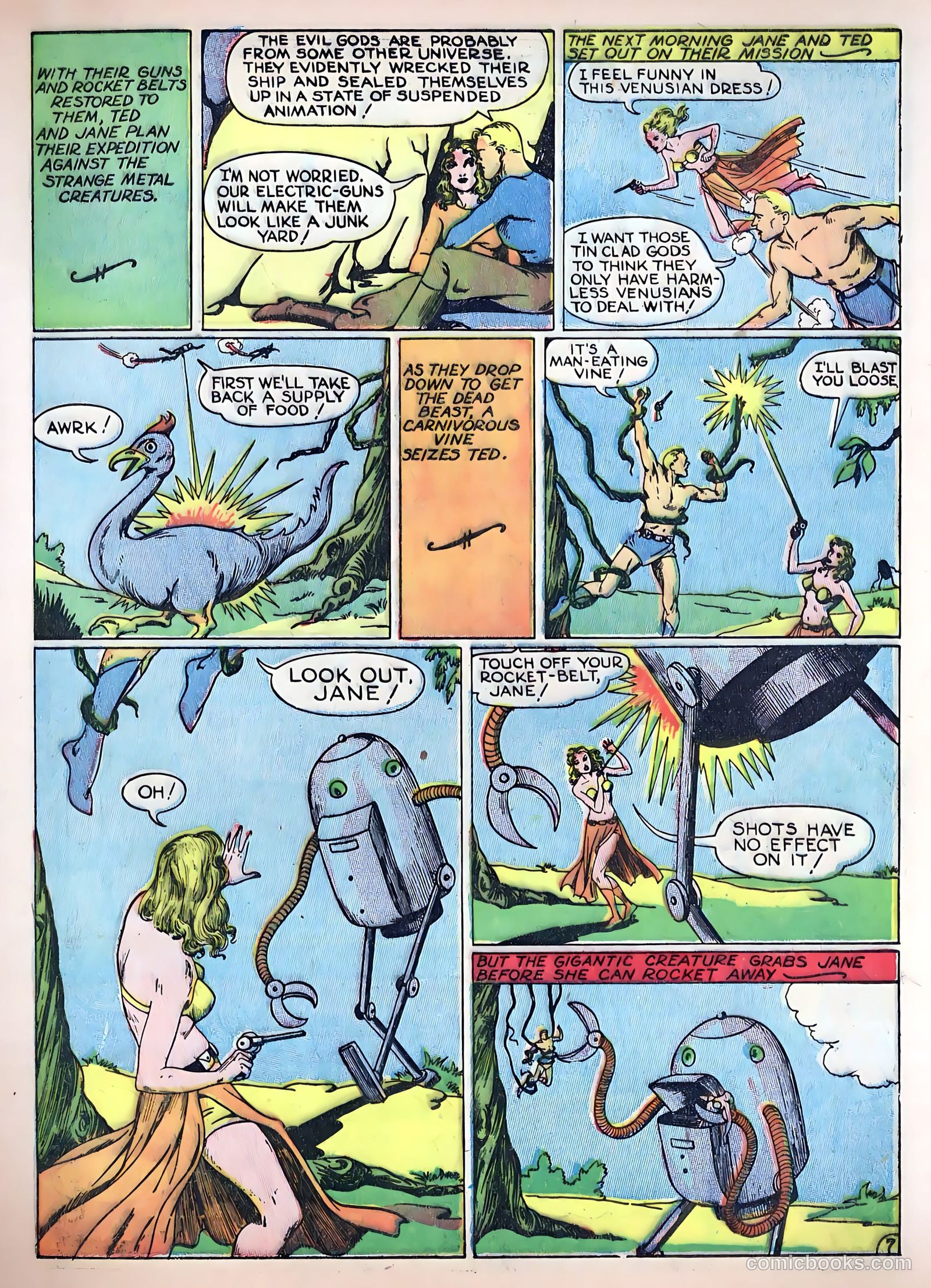 Exciting Comics #3 — page 10 of 69