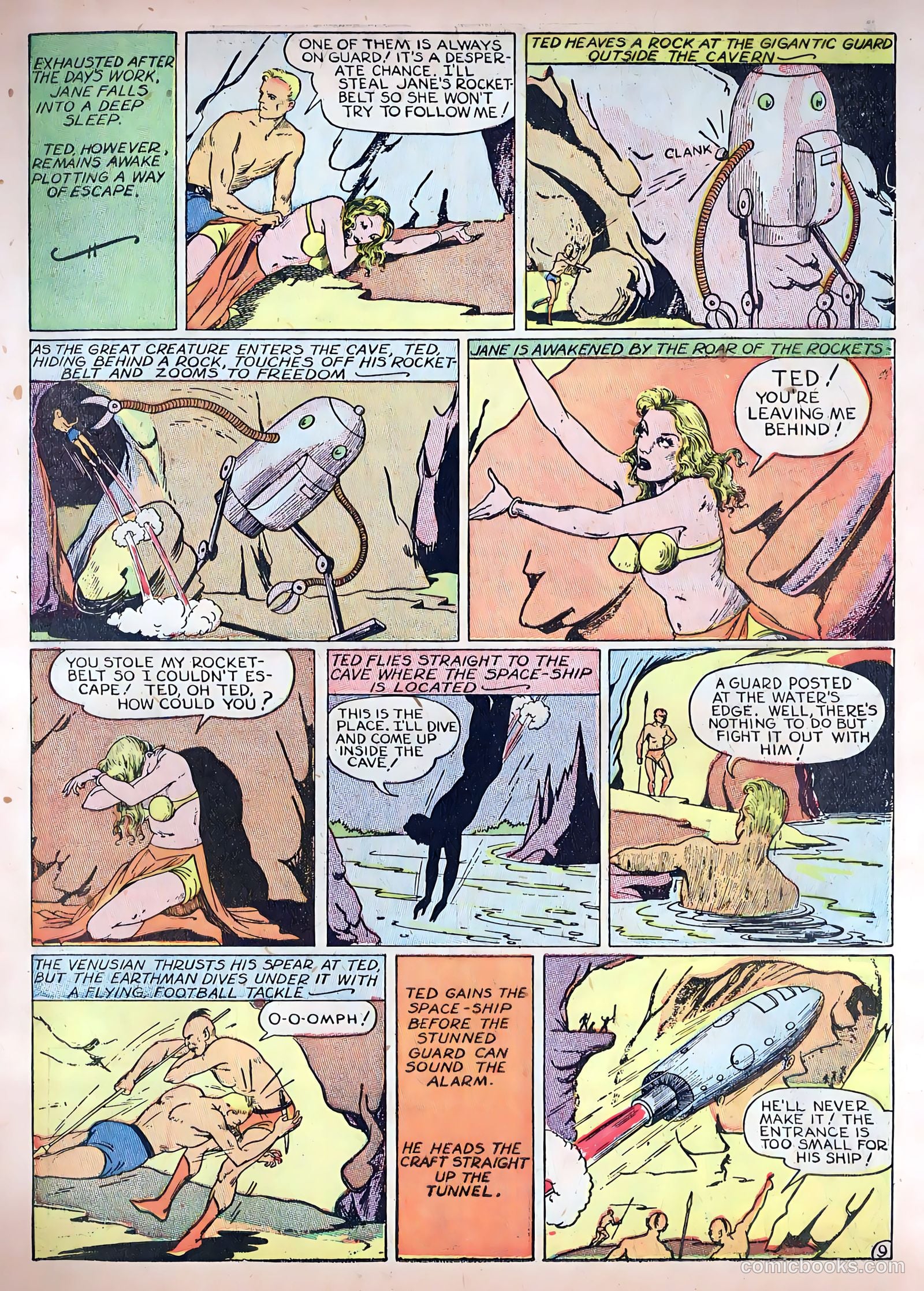 Exciting Comics #3 — page 12 of 69
