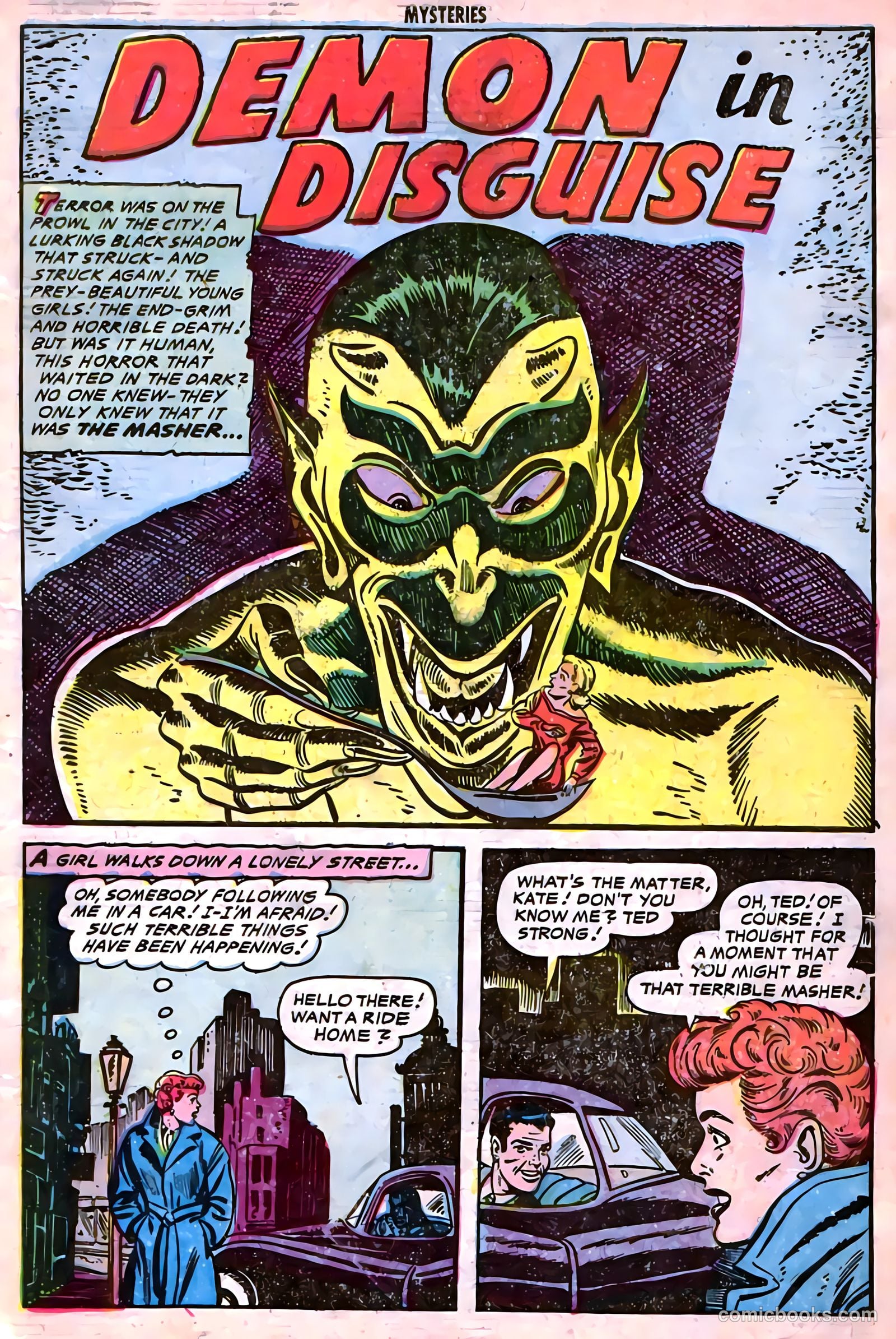Mysteries Weird and Strange #7 — page 3 of 36