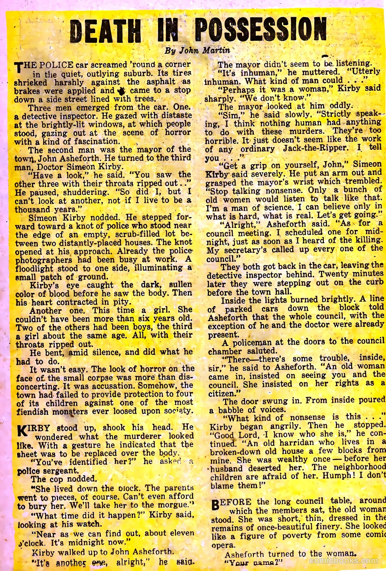 Mysteries Weird and Strange #7 — page 18 of 36