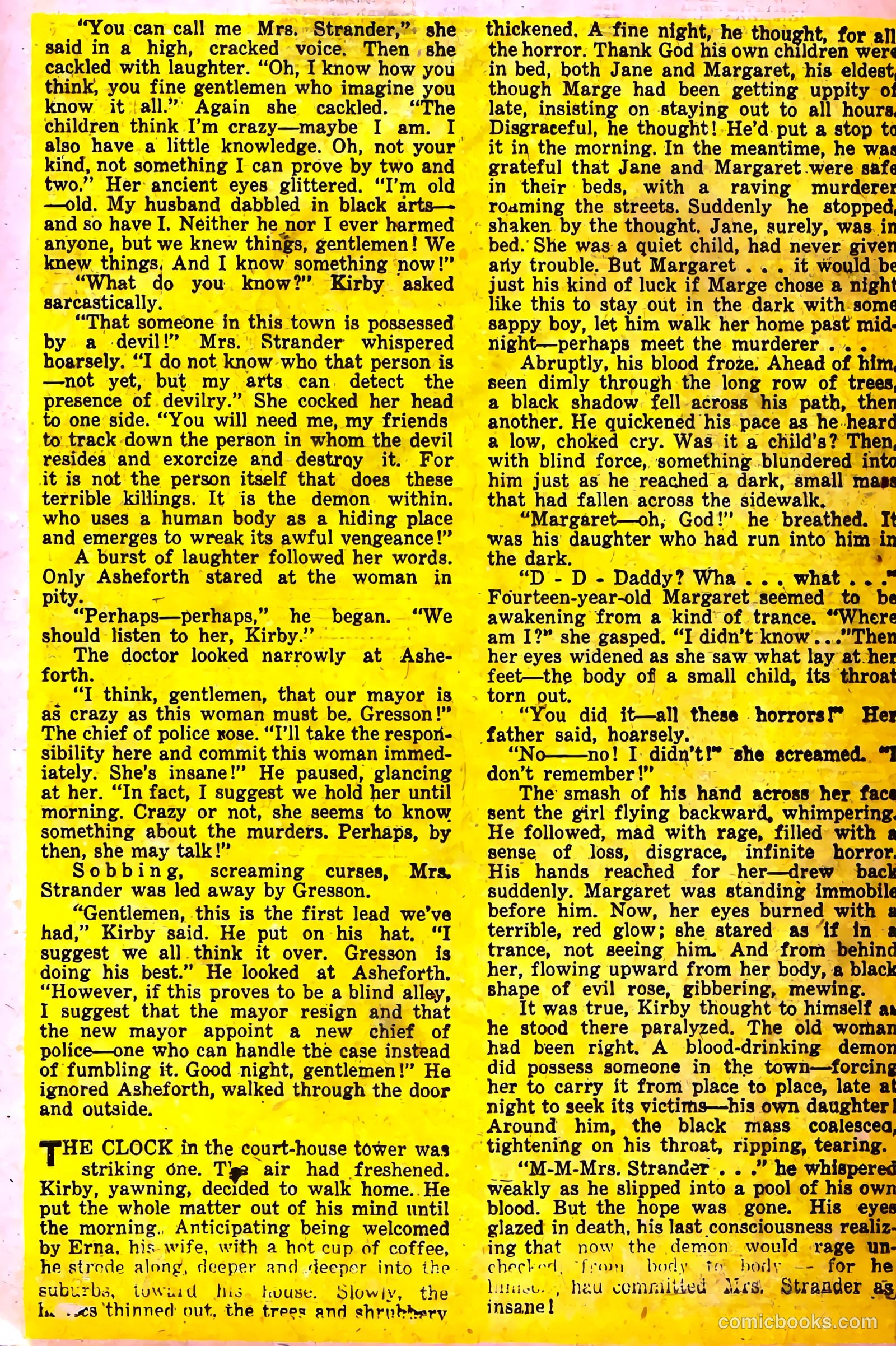 Mysteries Weird and Strange #7 — page 19 of 36