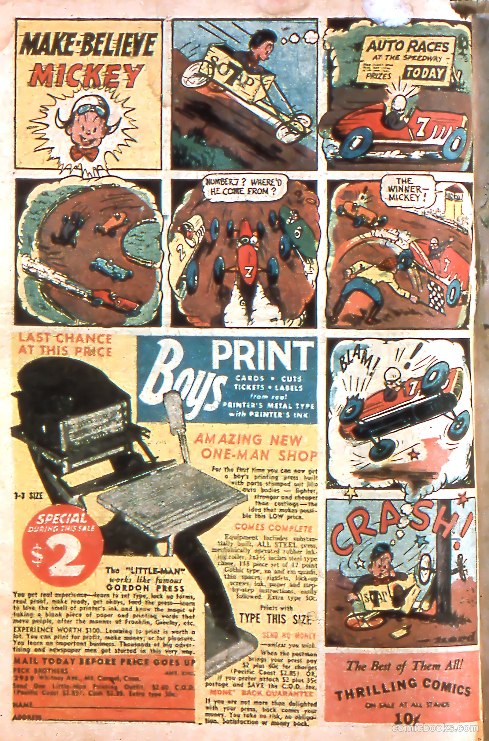 Exciting Comics #1 — page 66 of 68