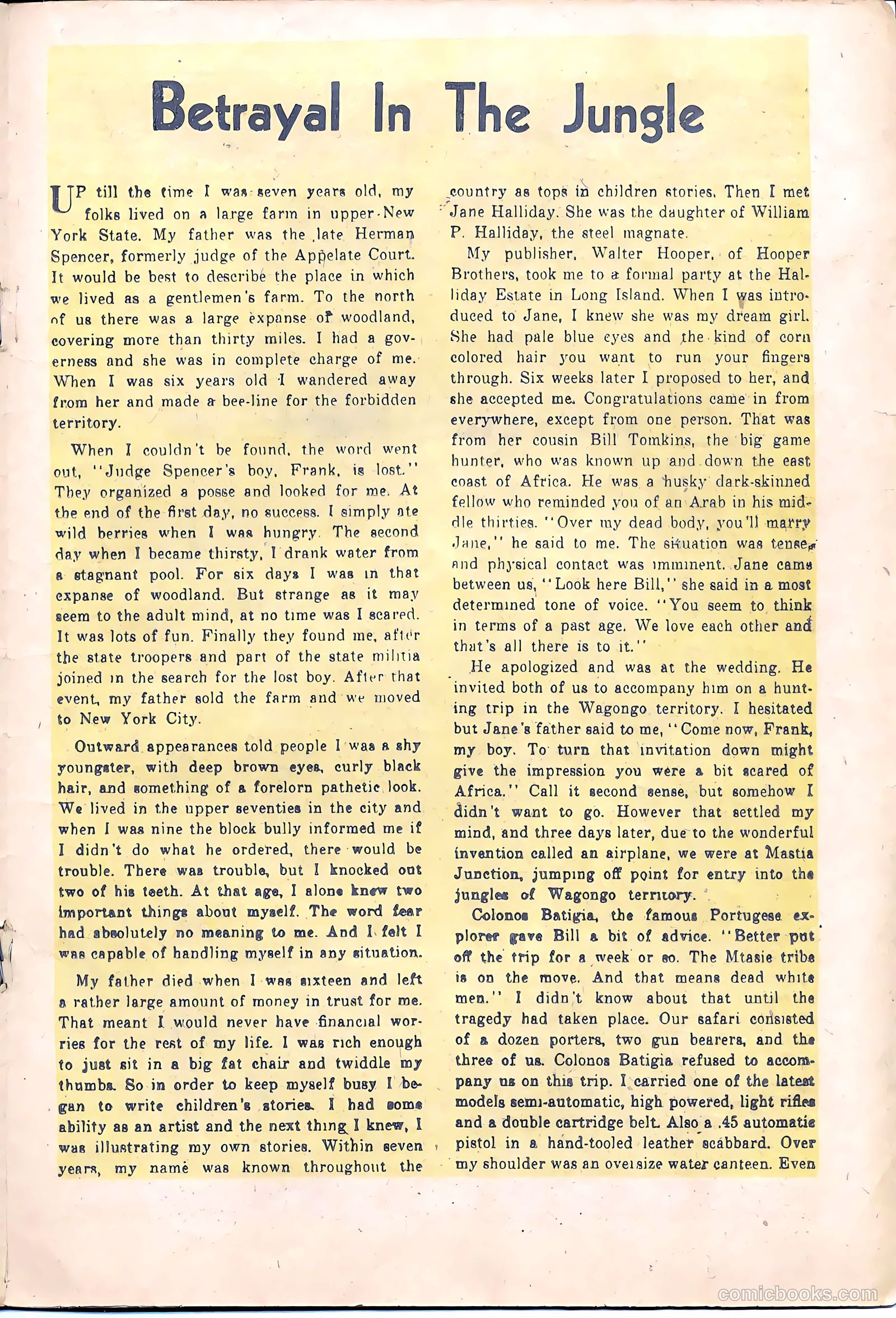 Terrors of the Jungle #1 — page 21 of 32