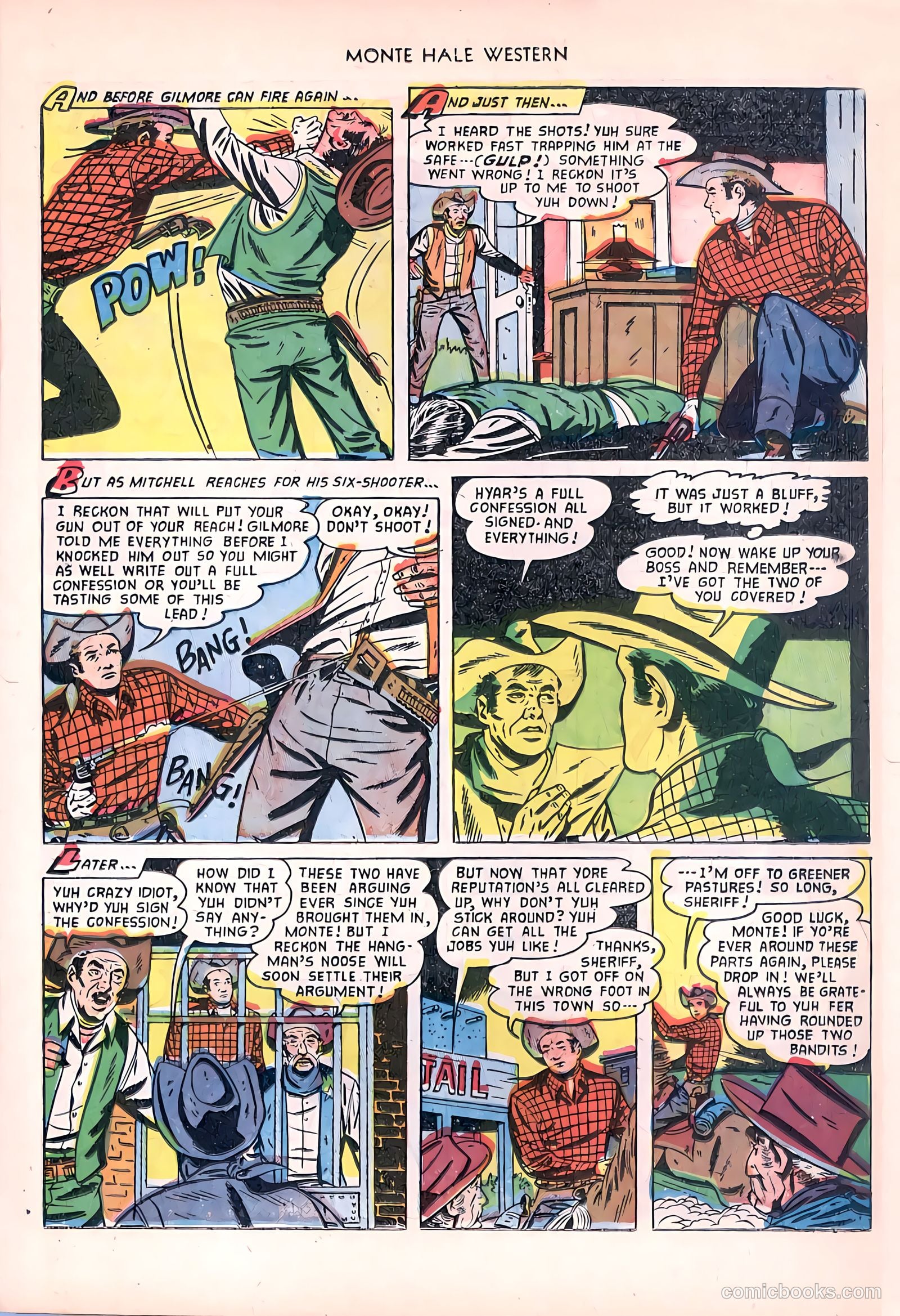 Monte Hale Western #81 — page 15 of 36
