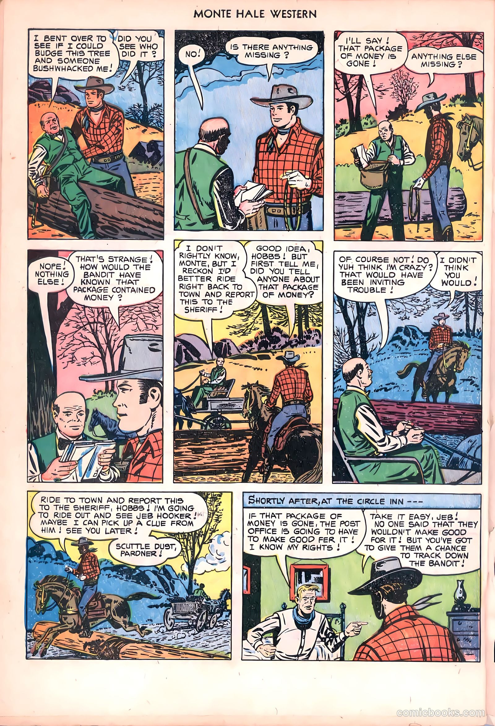 Monte Hale Western #81 — page 32 of 36