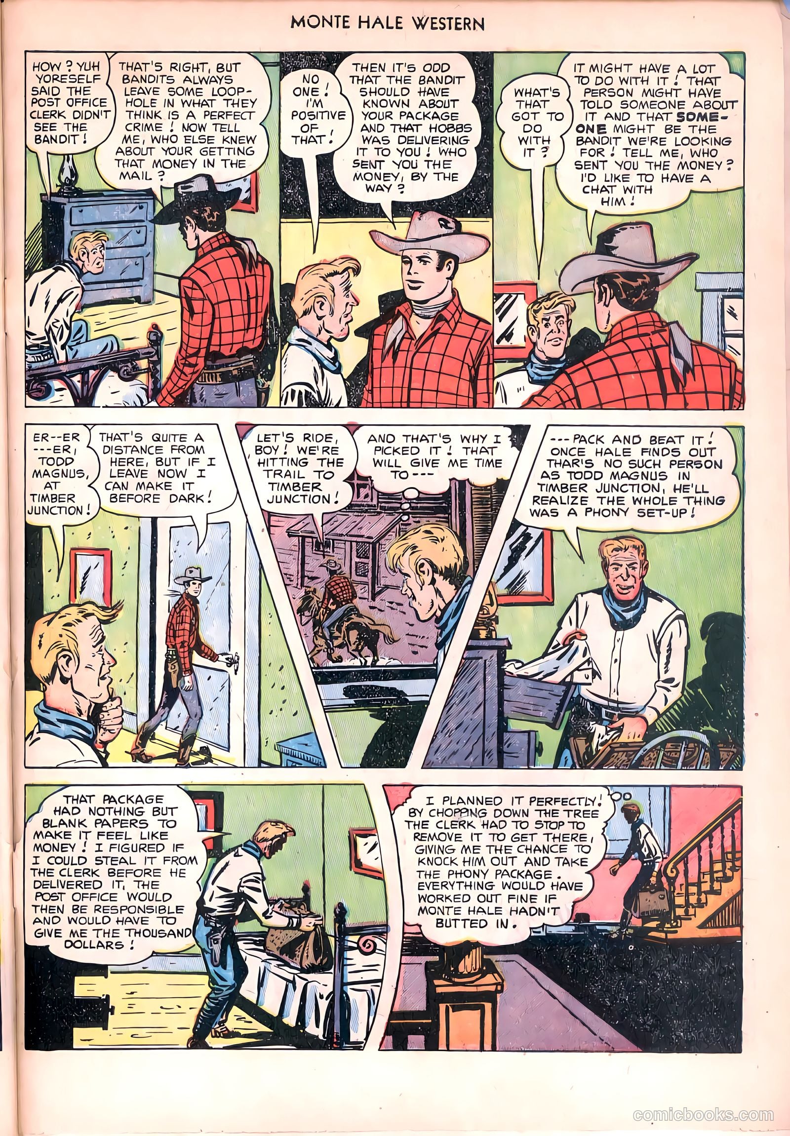 Monte Hale Western #81 — page 33 of 36