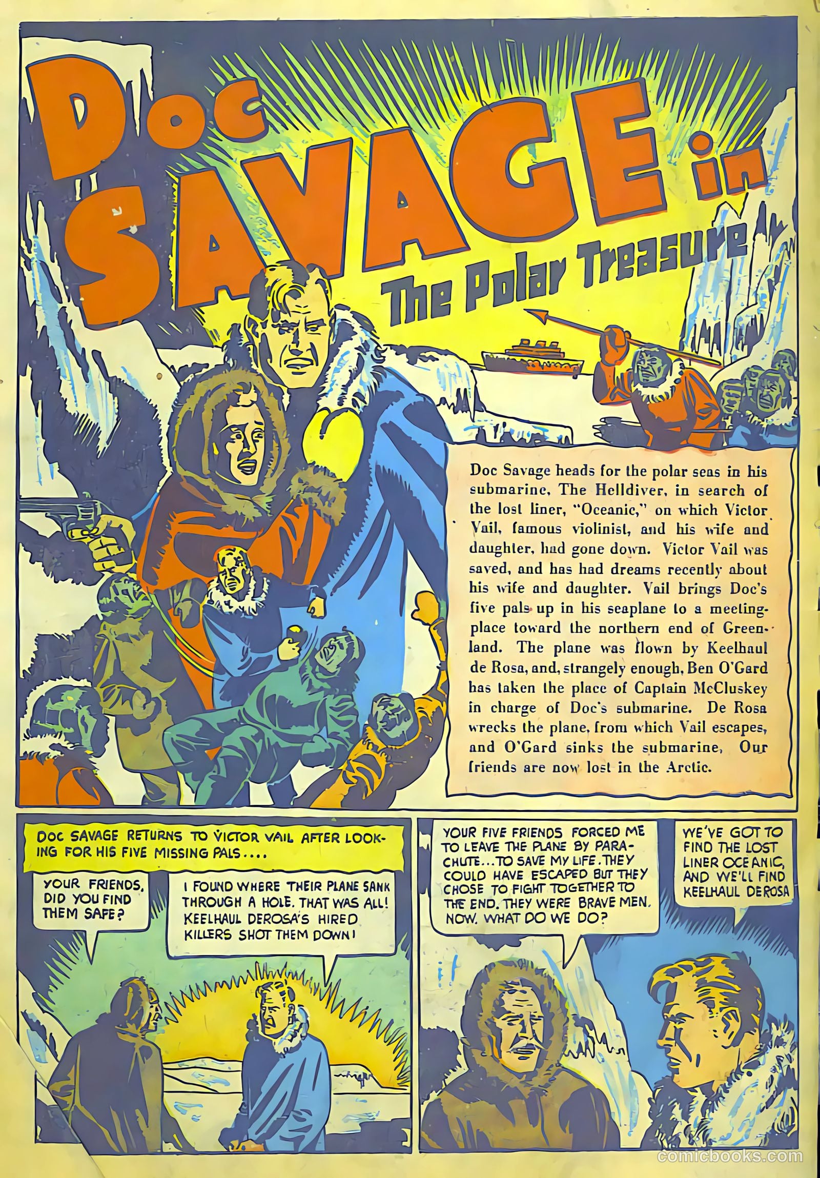 Doc Savage Comics #? — page 3 of 68