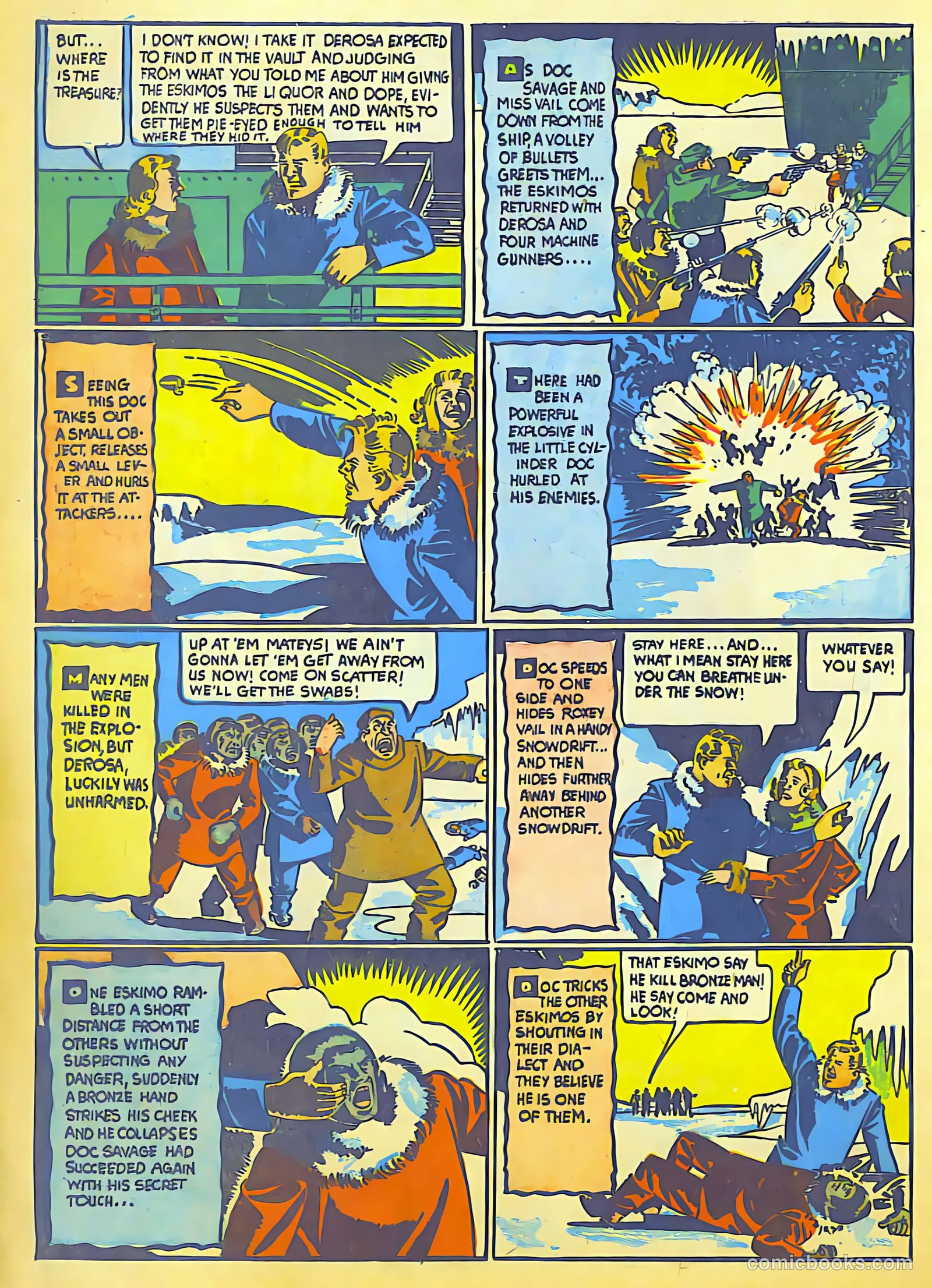 Doc Savage Comics #? — page 8 of 68