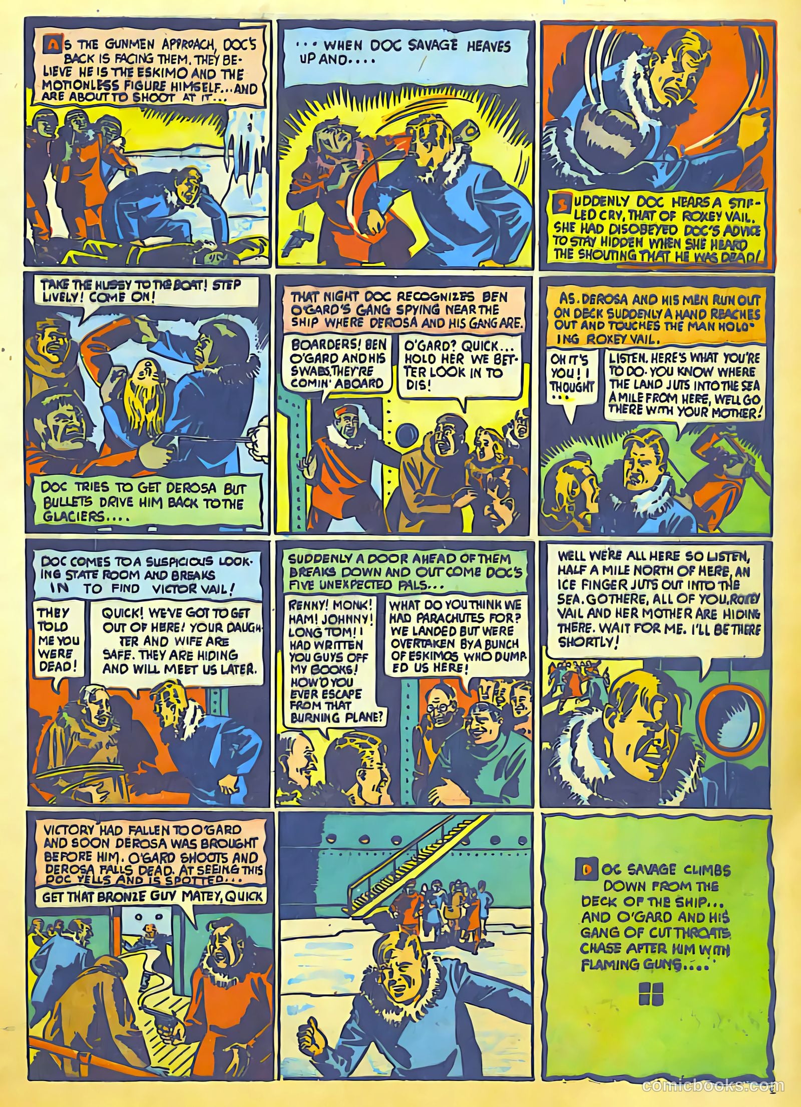 Doc Savage Comics #? — page 9 of 68