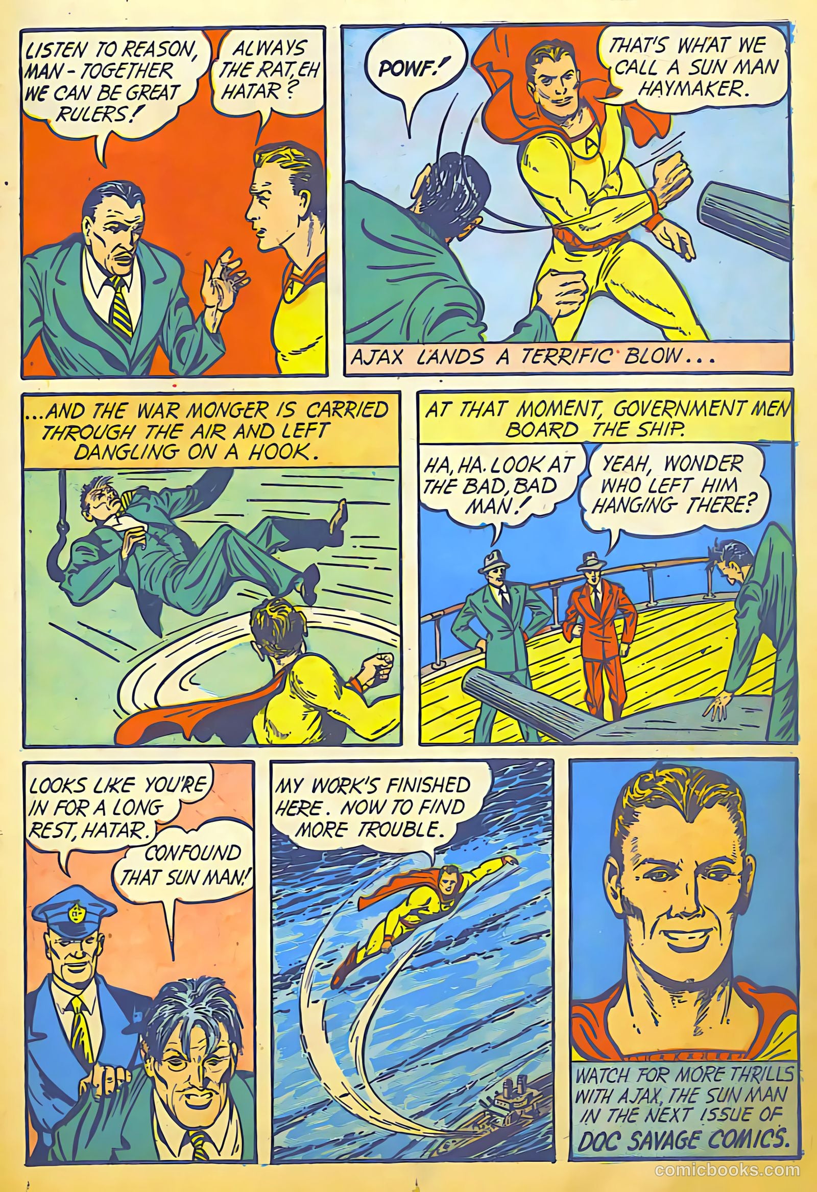 Doc Savage Comics #? — page 19 of 68