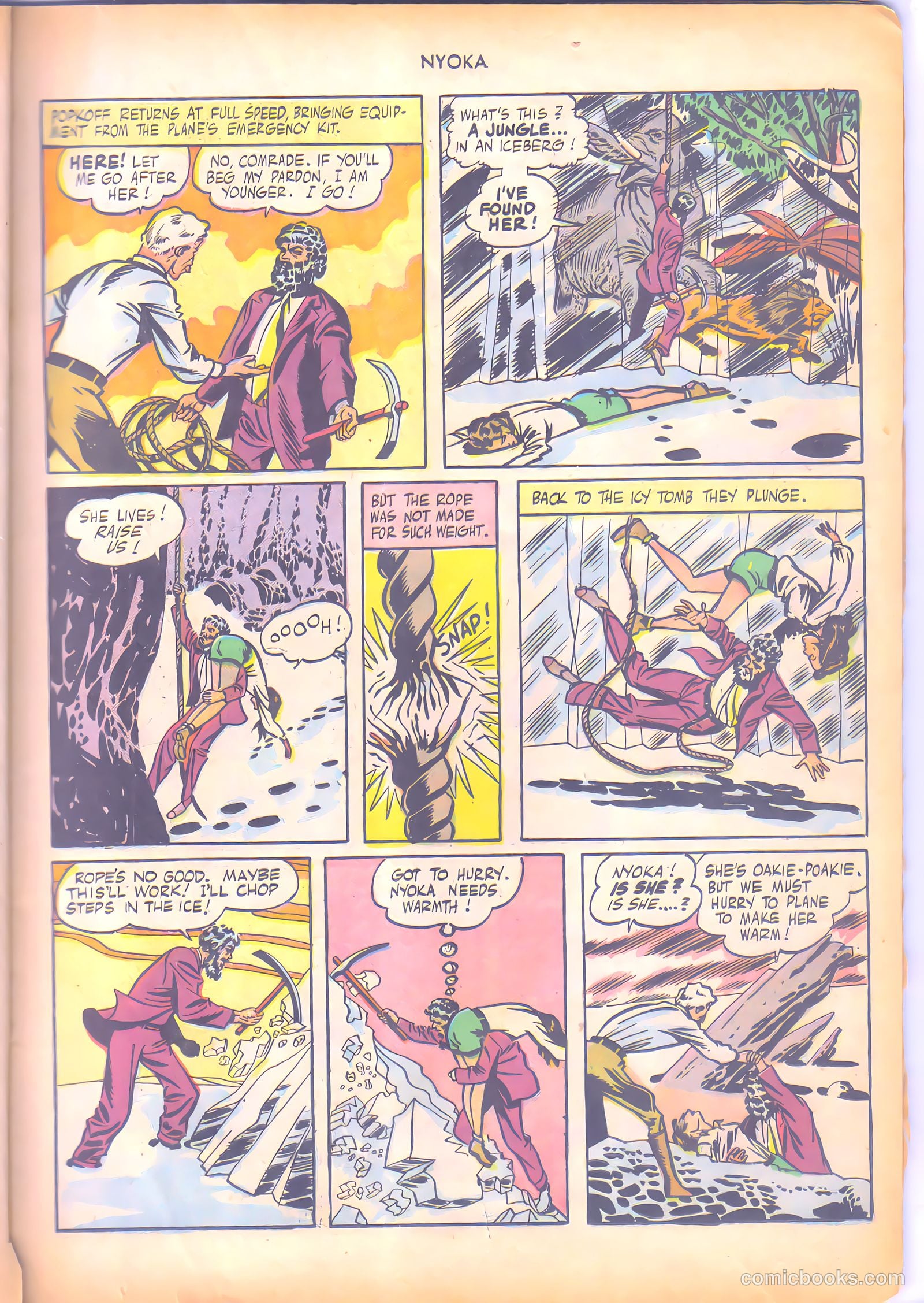 Nyoka the Jungle Girl #7 — page 17 of 52