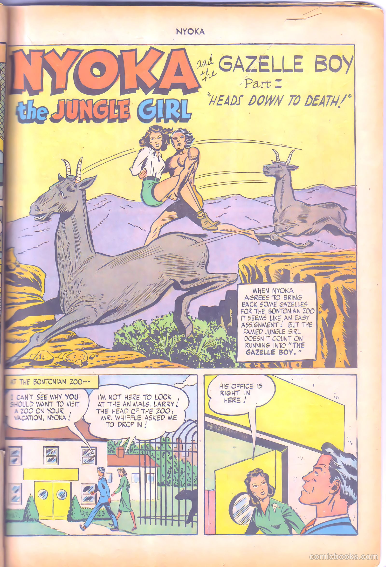 Nyoka the Jungle Girl #7 — page 33 of 52