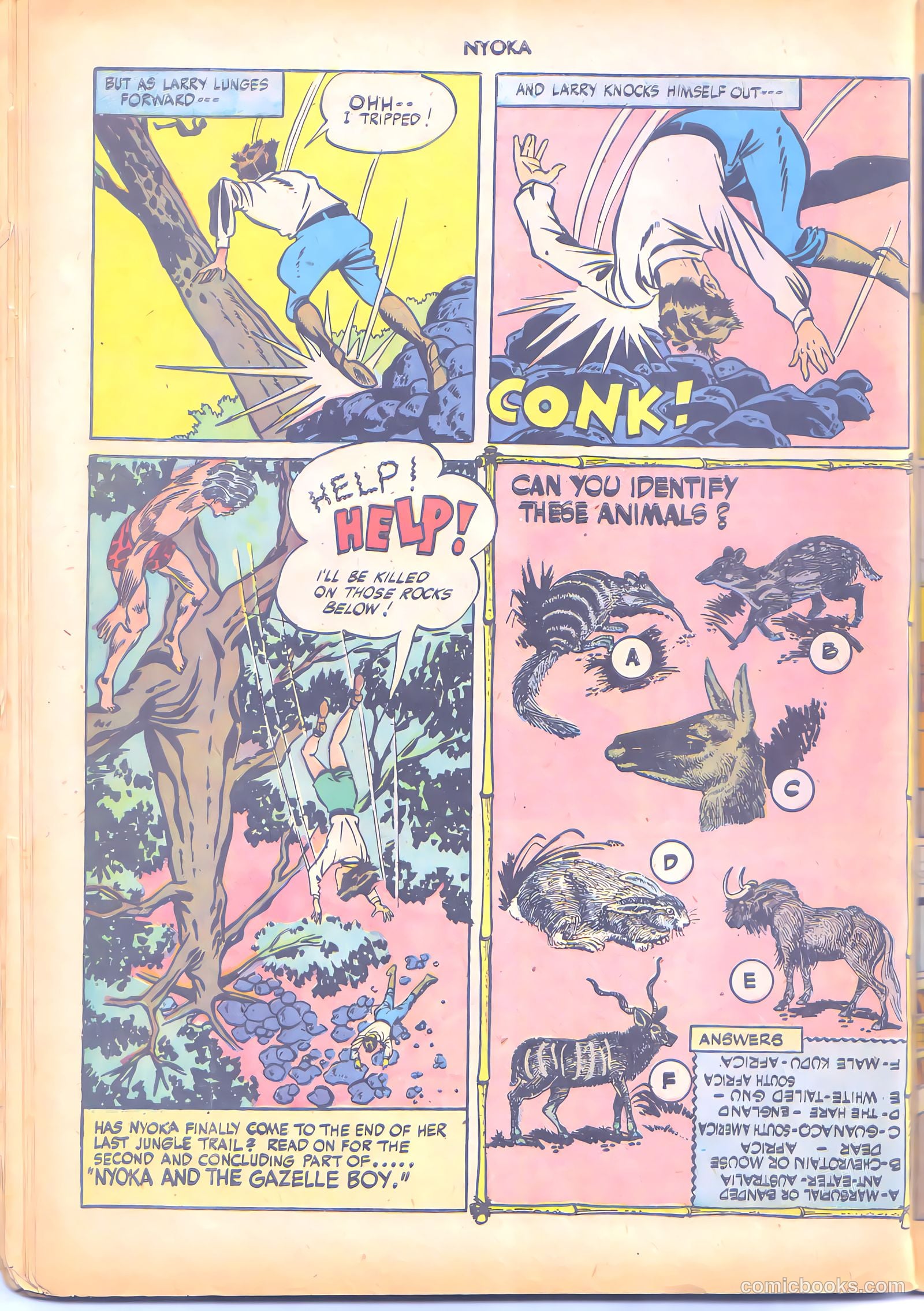 Nyoka the Jungle Girl #7 — page 40 of 52