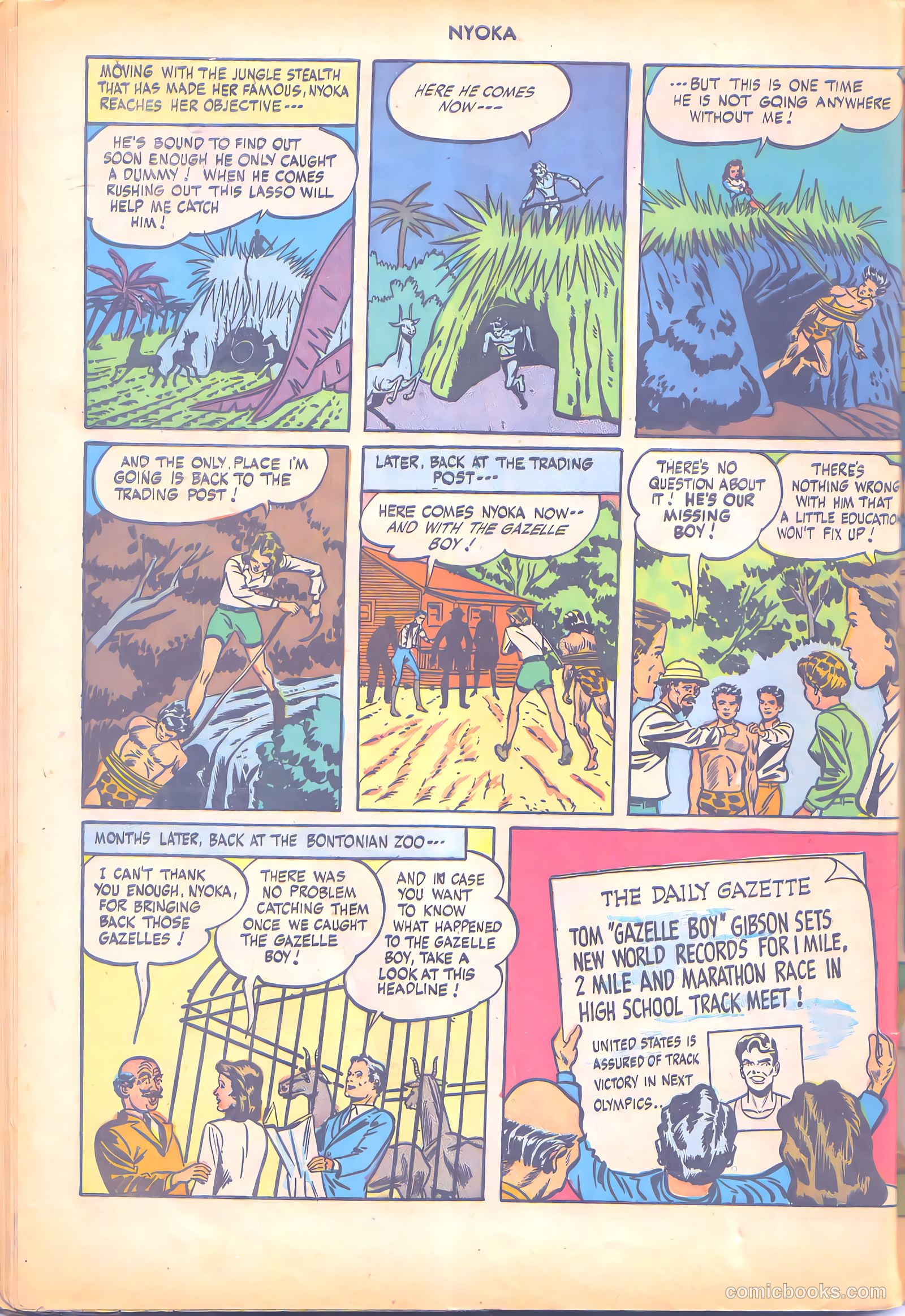 Nyoka the Jungle Girl #7 — page 48 of 52