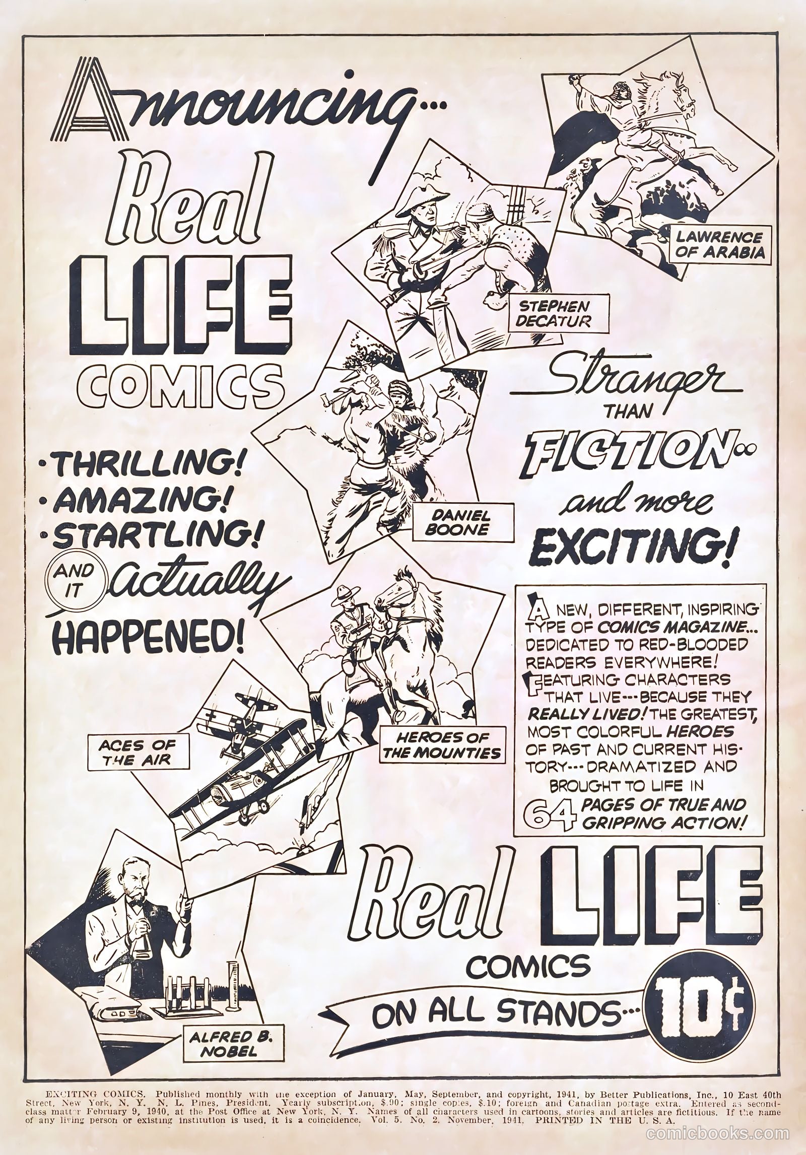 Exciting Comics #14 — page 2 of 69