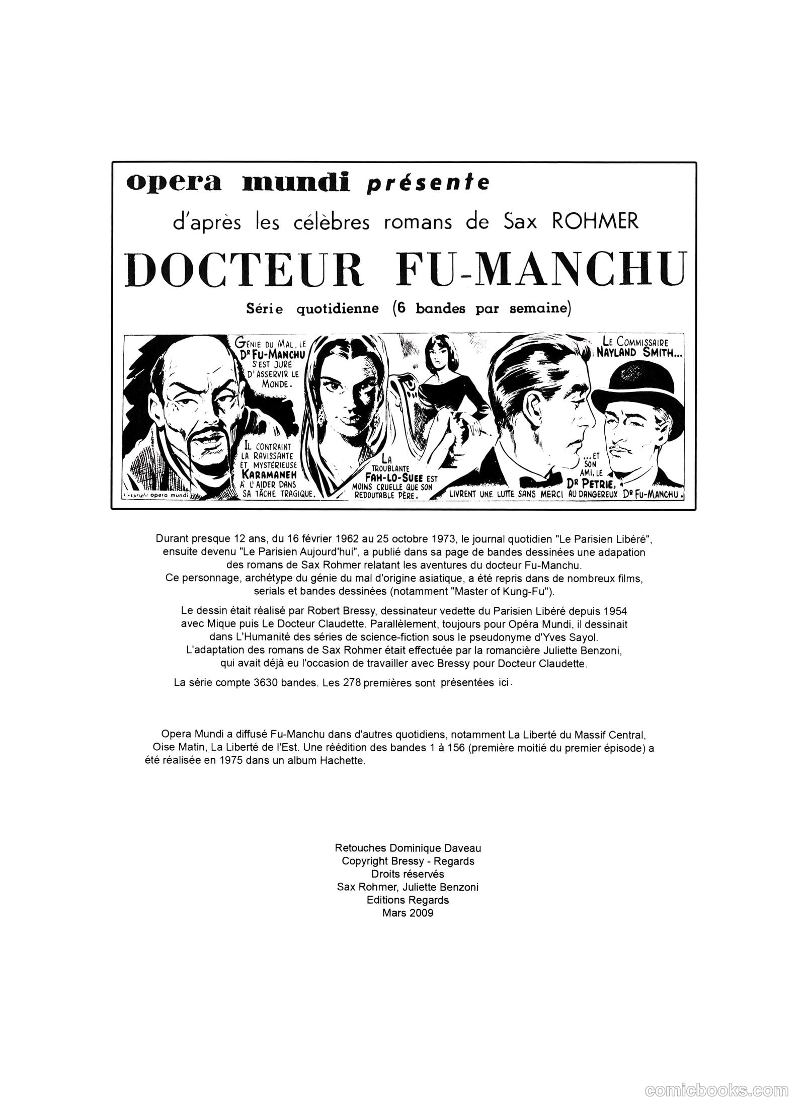 Dr. Fu-Manchu #1 — page 2 of 74