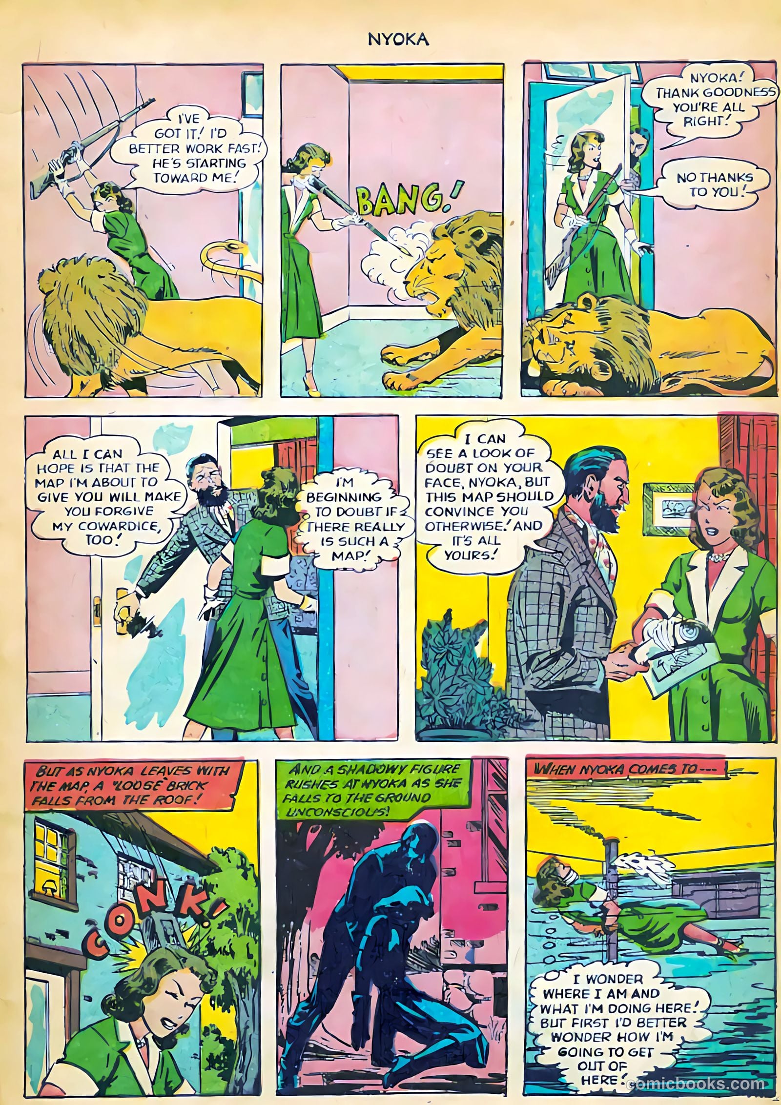 Nyoka the Jungle Girl #71 — page 8 of 37