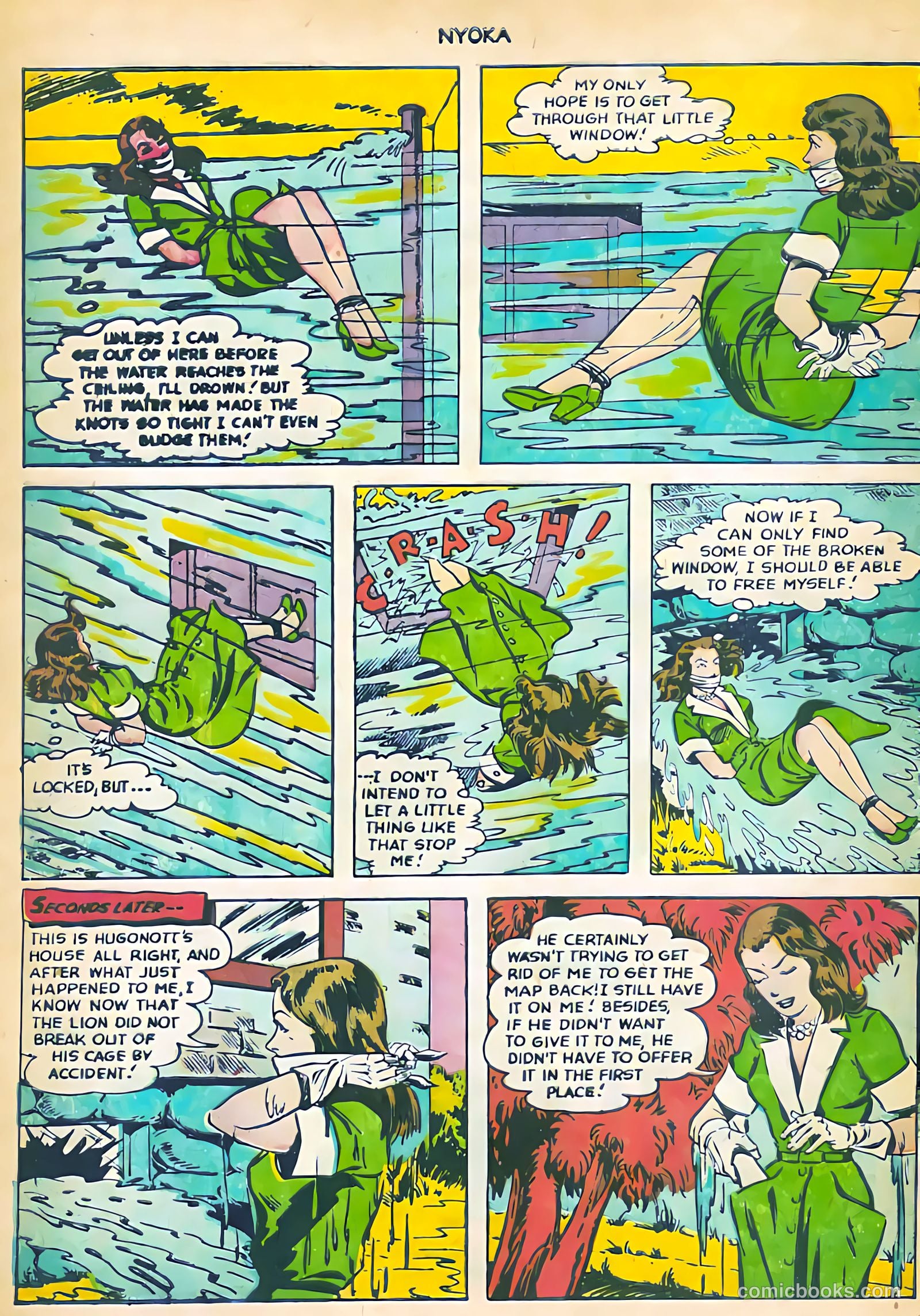 Nyoka the Jungle Girl #71 — page 9 of 37