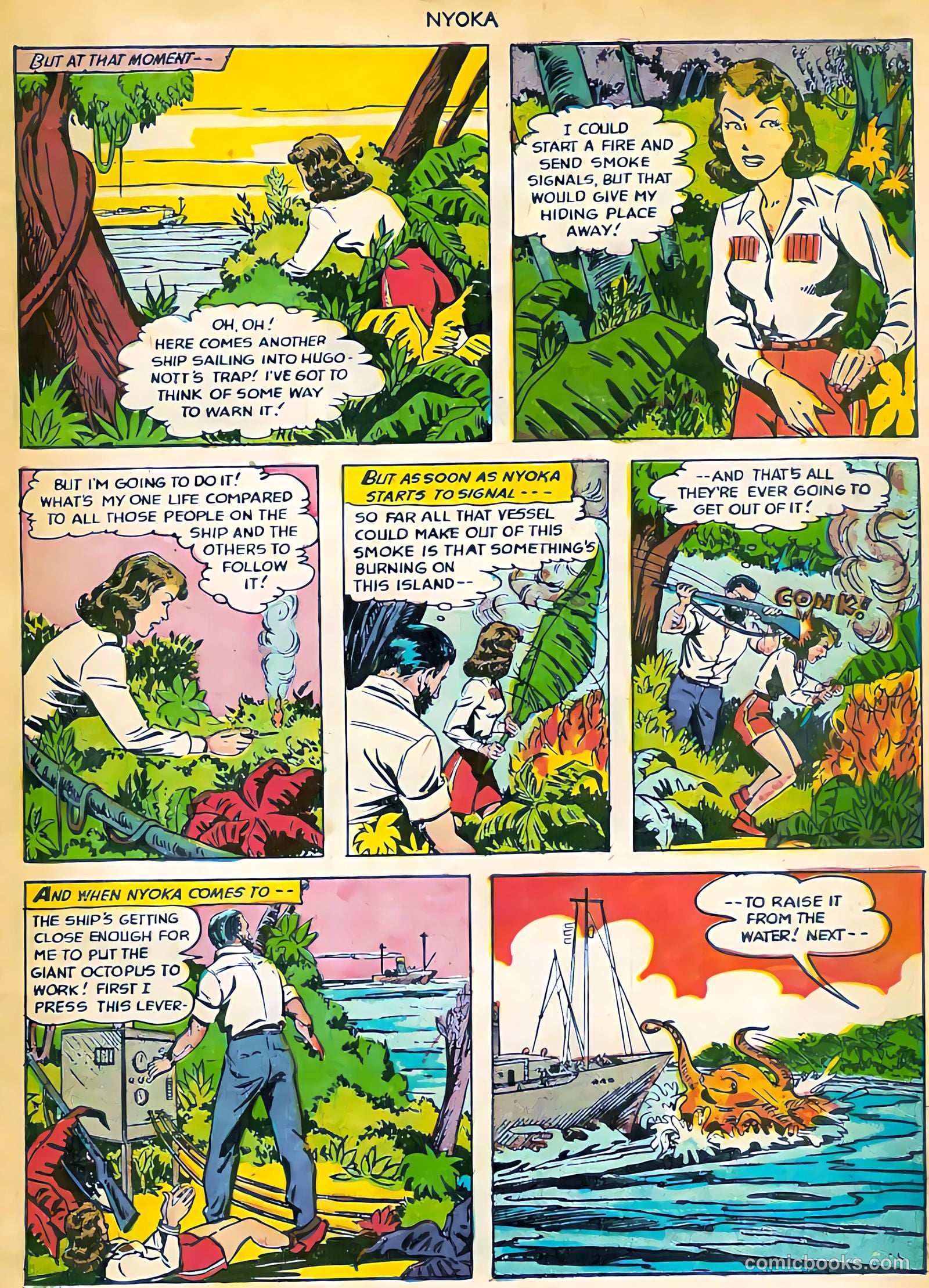 Nyoka the Jungle Girl #71 — page 28 of 37
