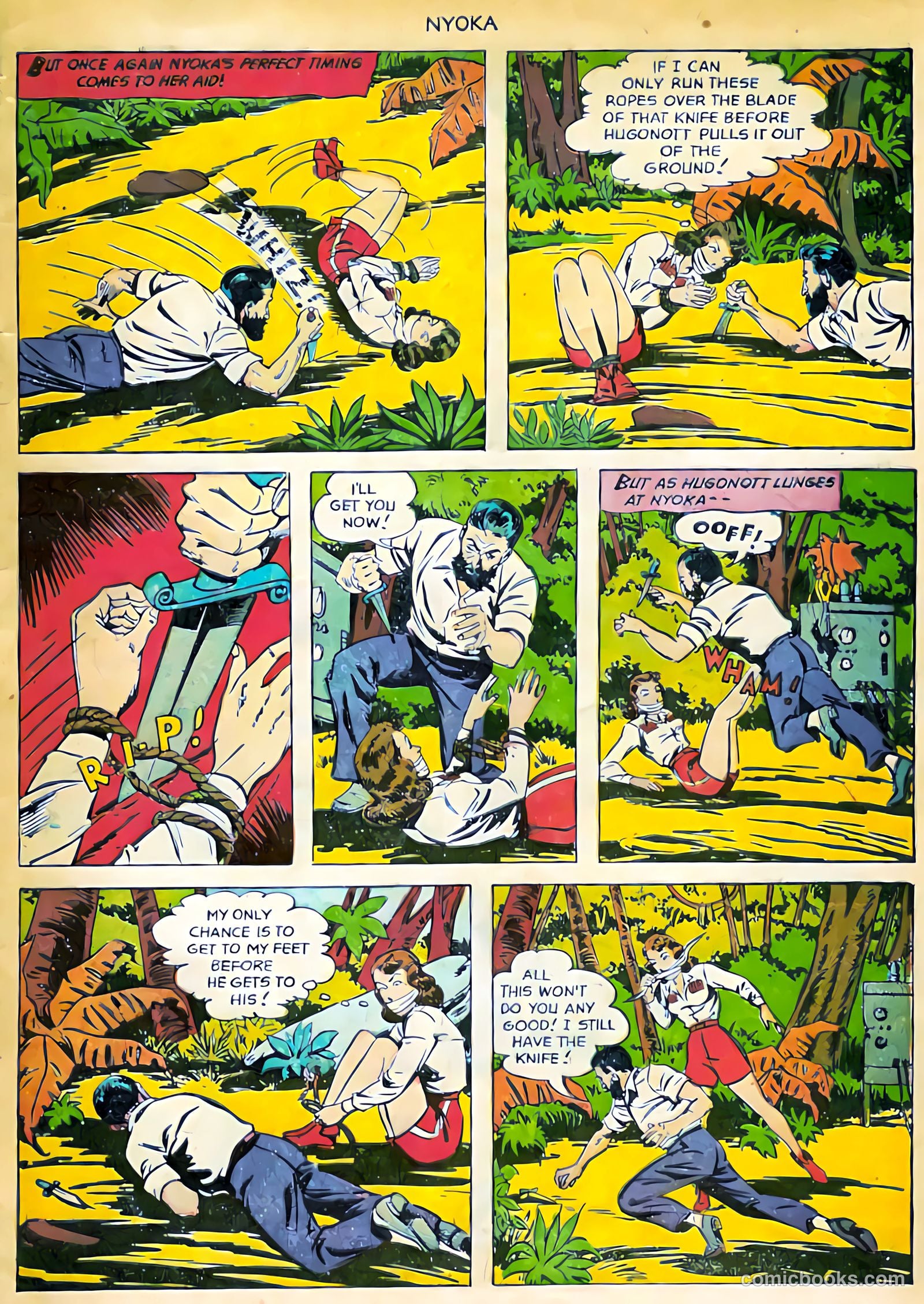 Nyoka the Jungle Girl #71 — page 30 of 37