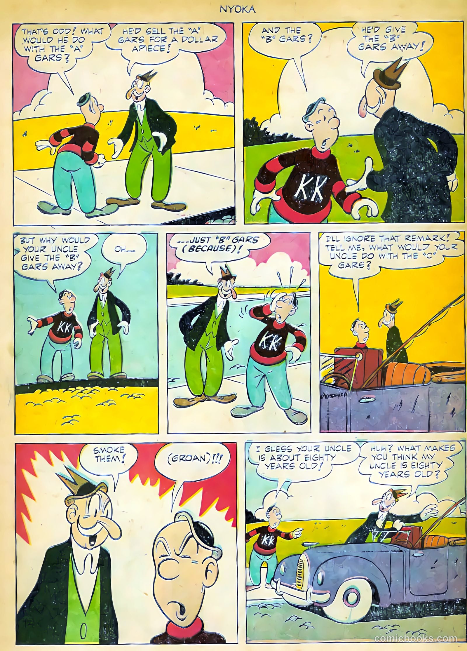 Nyoka the Jungle Girl #71 — page 33 of 37