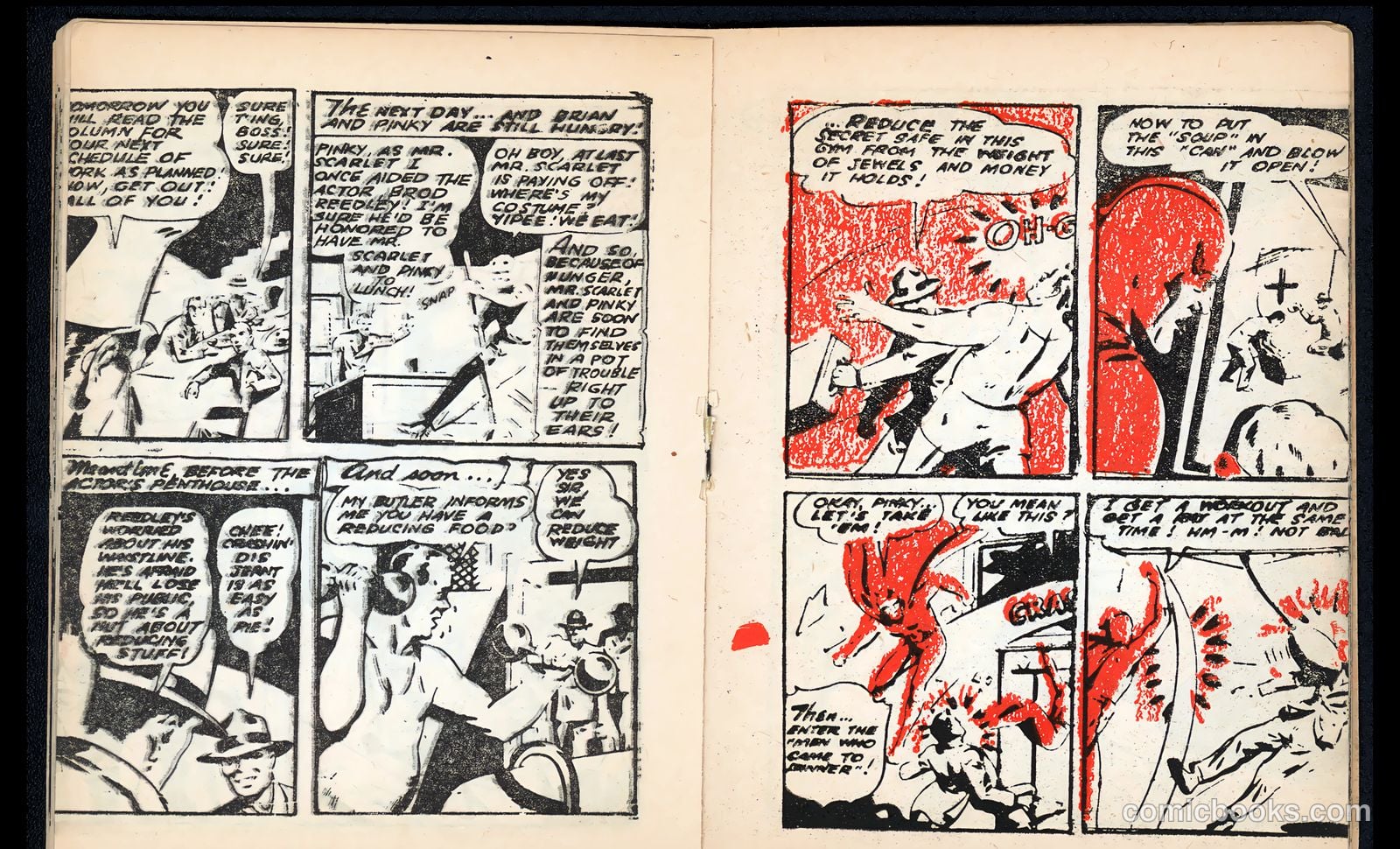 Mr. Scarlet and Pinky [Mighty Midget Comic] #1 — page 19 of 34
