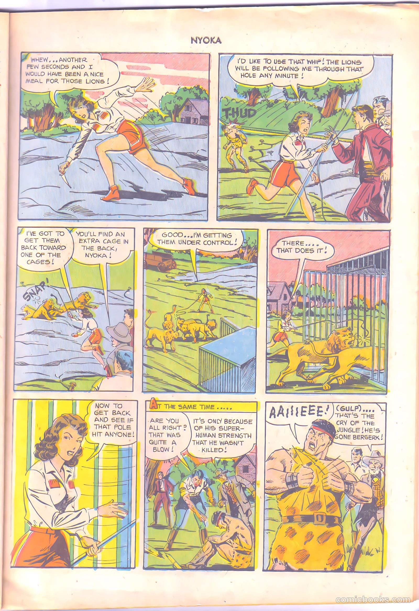 Nyoka the Jungle Girl #68 — page 8 of 37