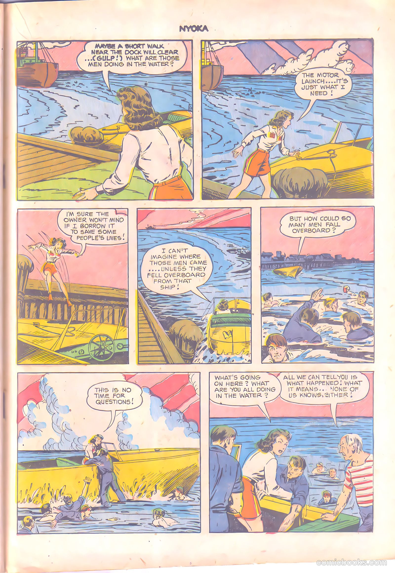 Nyoka the Jungle Girl #68 — page 20 of 37