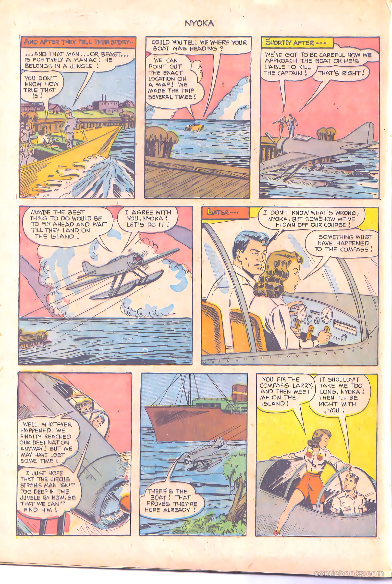 Nyoka the Jungle Girl #68 — page 21 of 37